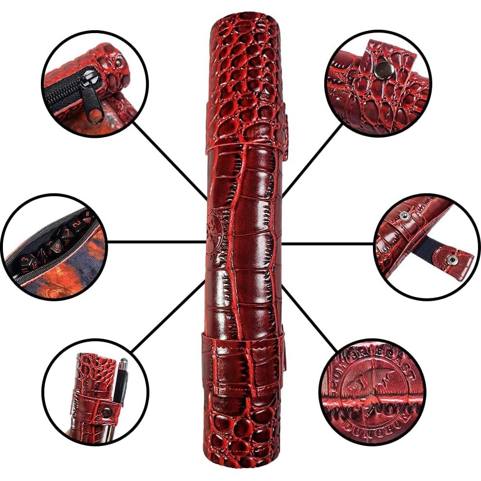 Alfombrilla de Dados Power Beast Dungeon 2 en 1 Dragón de Fuego