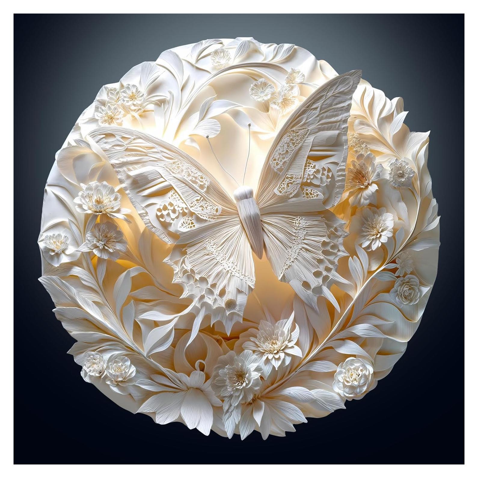 Rompecabezas de Madera 3D Purdicra Mariposa 100 Piezas 21.6 cm