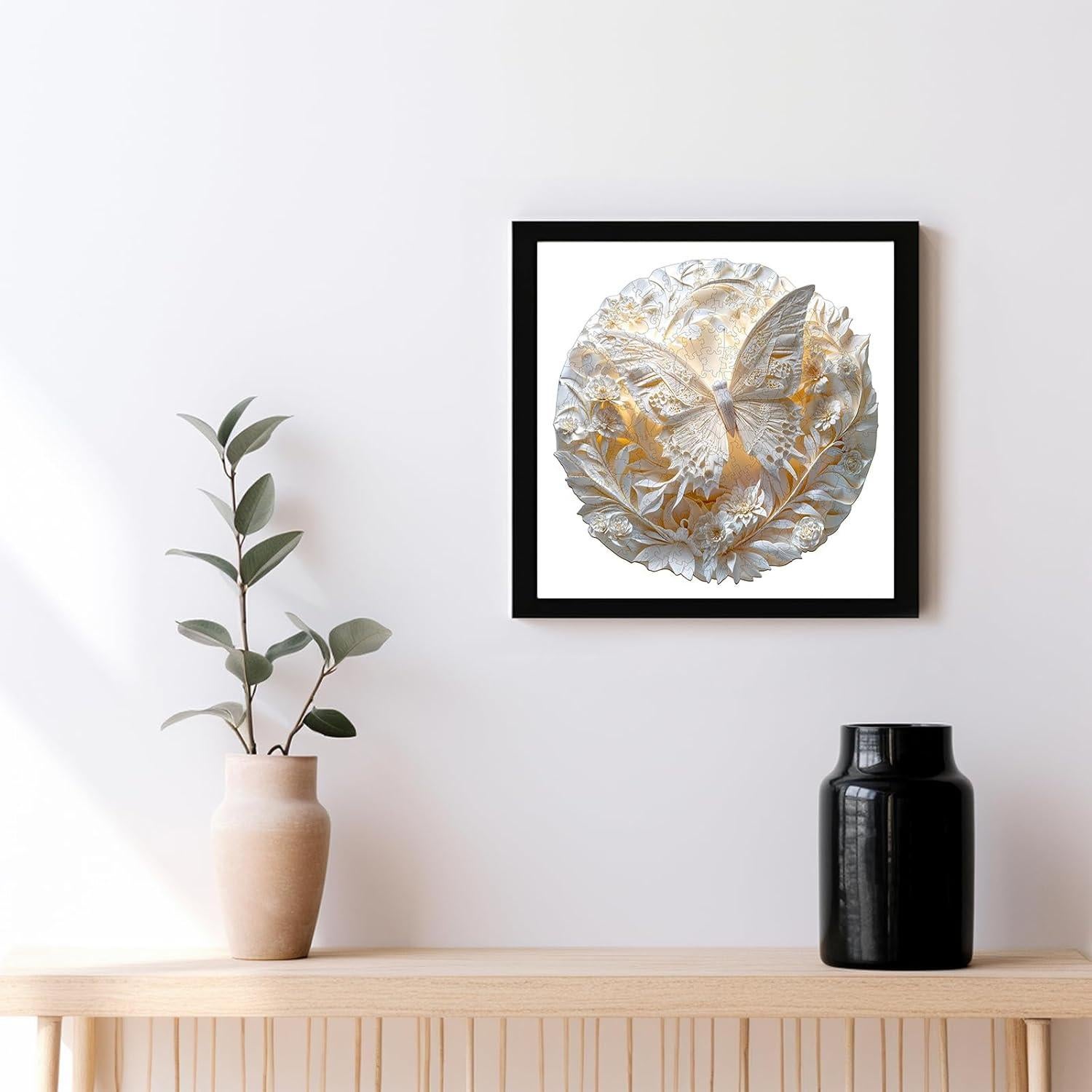 Rompecabezas de Madera 3D Purdicra Mariposa 100 Piezas 21.6 cm