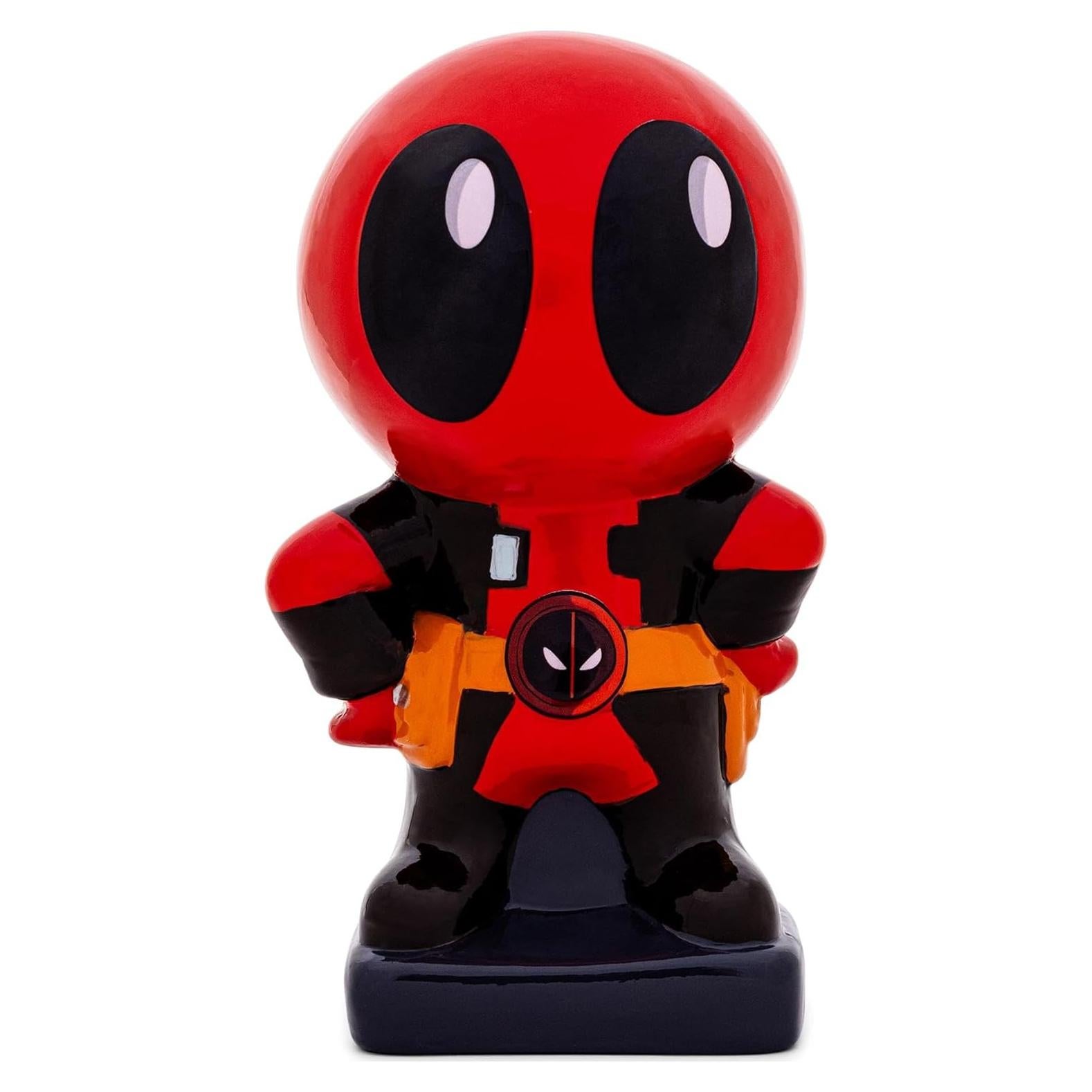 Banco de Monedas Cerámico Deadpool Chibi Stance Silver Buffalo