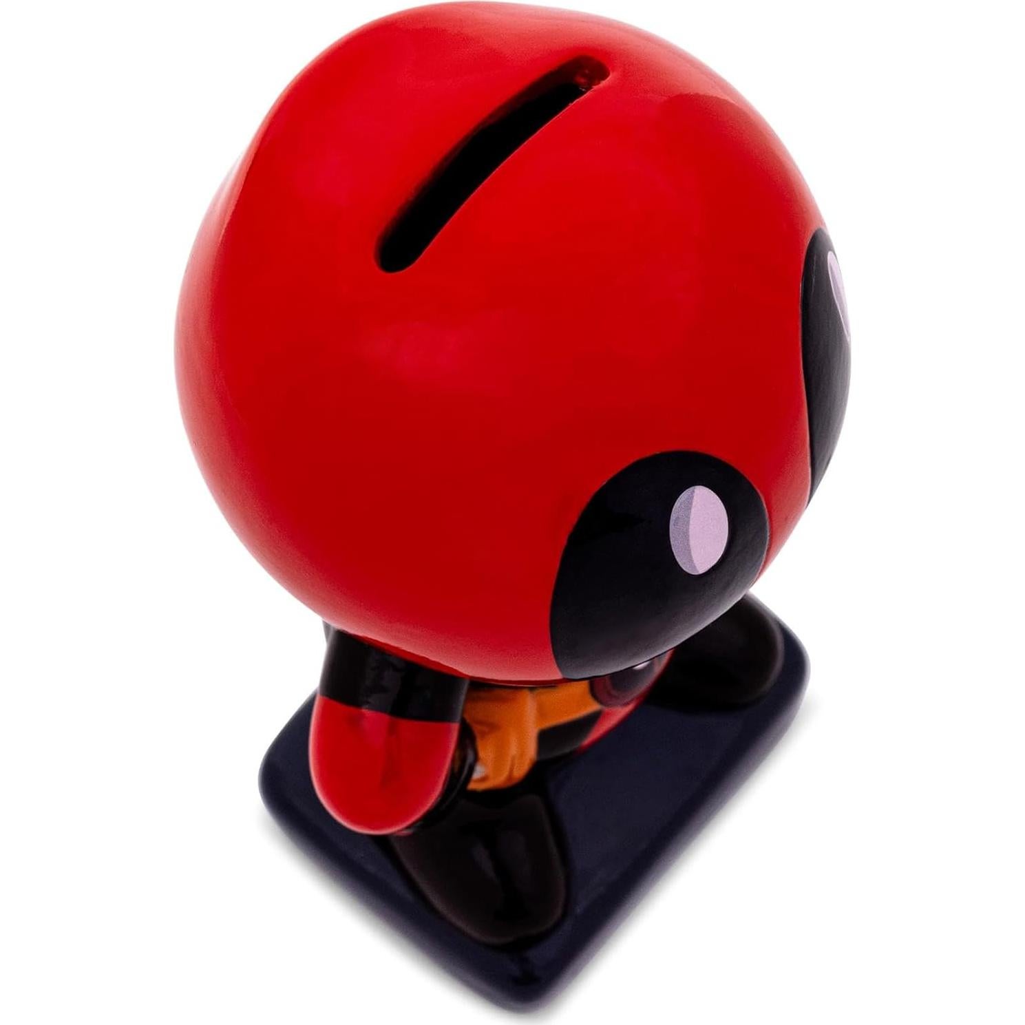 Banco de Monedas Cerámico Deadpool Chibi Stance Silver Buffalo