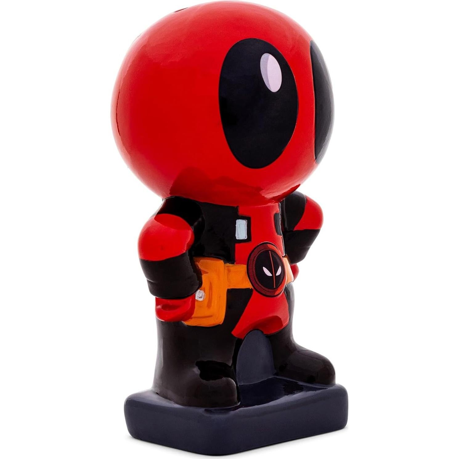 Banco de Monedas Cerámico Deadpool Chibi Stance Silver Buffalo