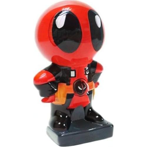 Banco de Monedas Cerámico Deadpool Chibi Stance Silver Buffalo