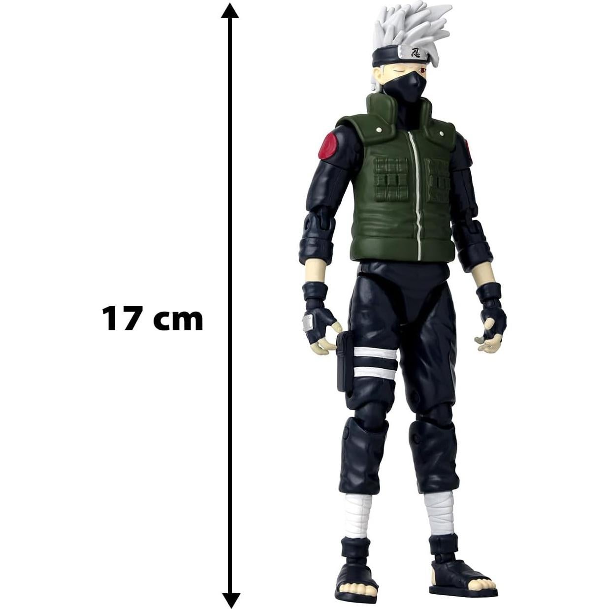 Figura de Acción Bandai Anime Heroes Kakashi 17cm con Accesorios