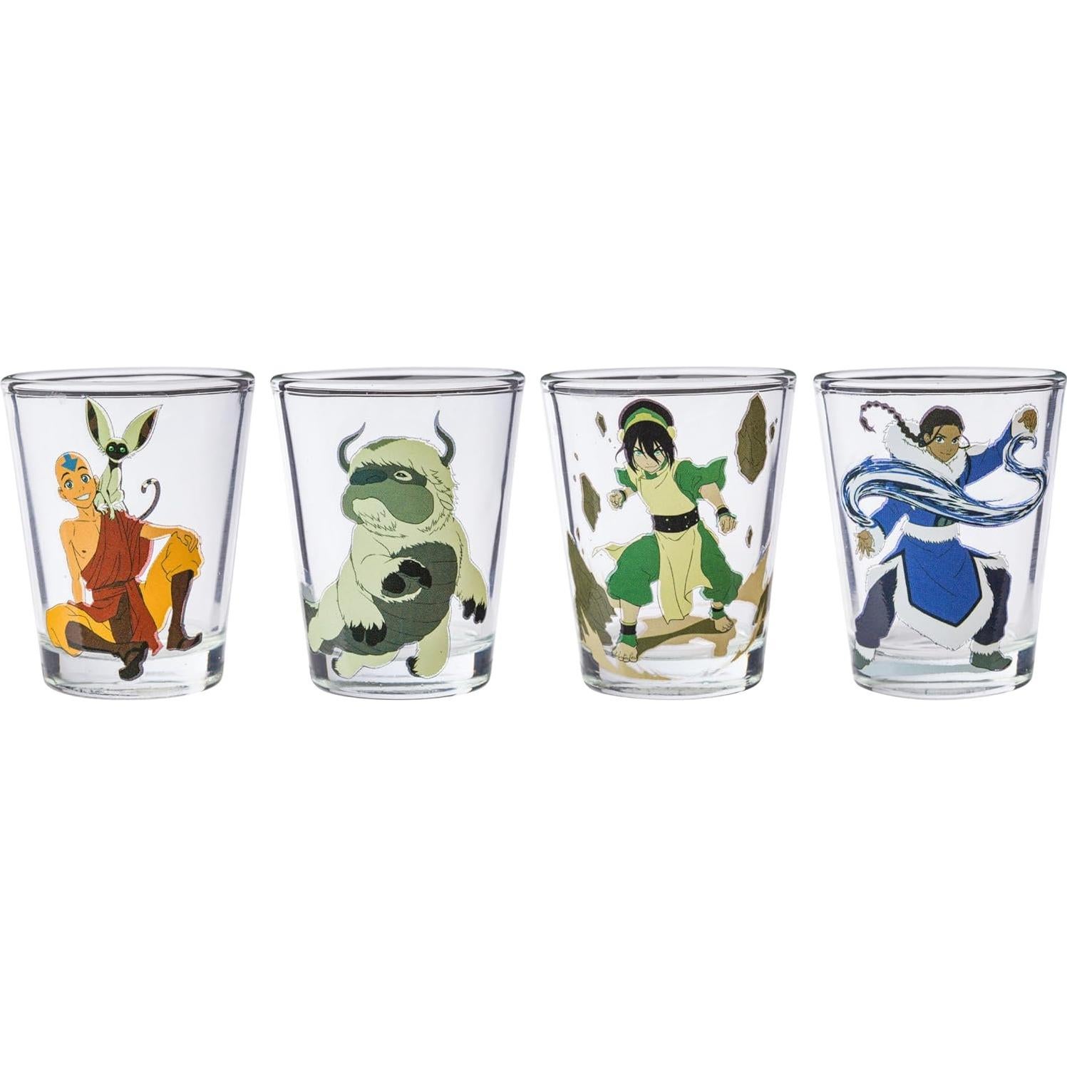 Set de 4 Mini Vasos Avatar Silver Buffalo 44.36ml Vidrio
