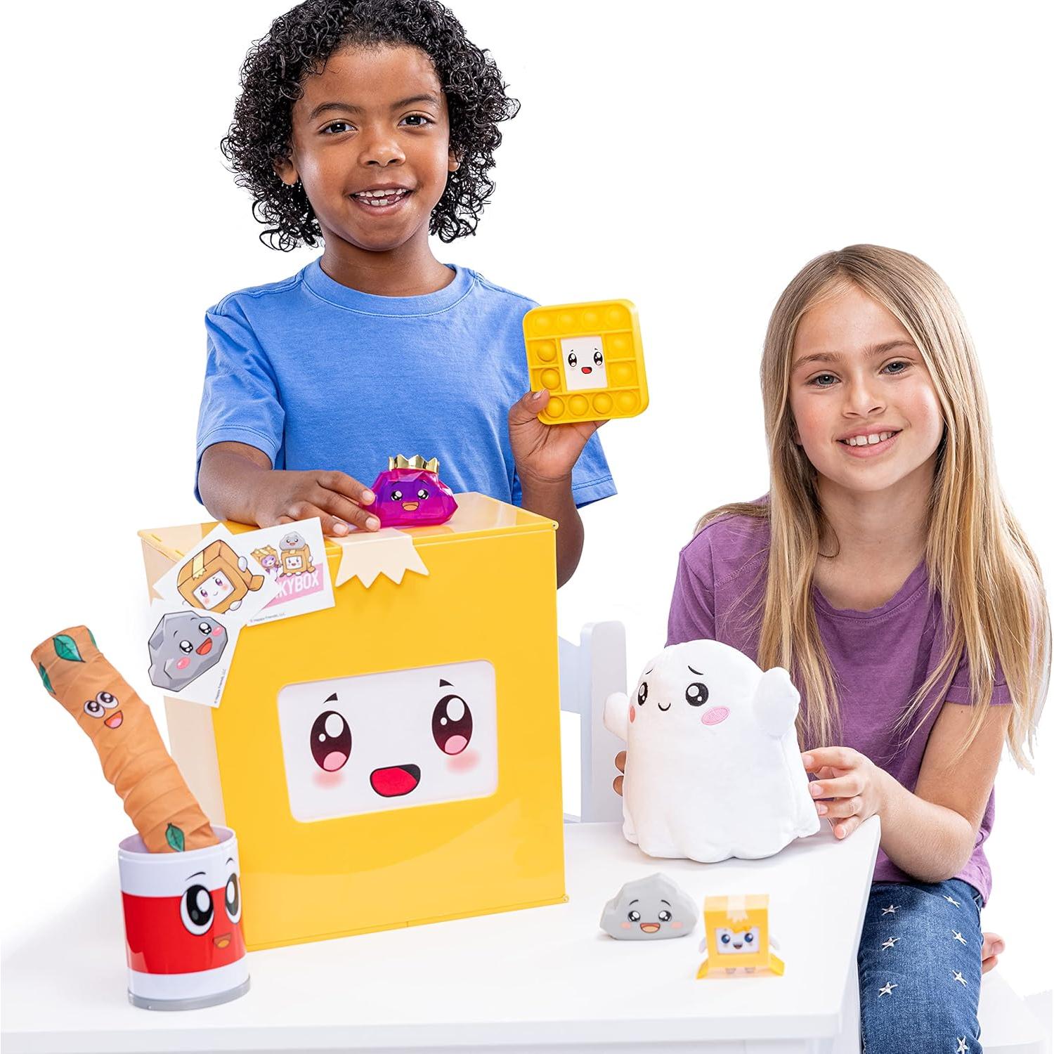 Caja Misteriosa Gigante LankyBox con 2 Figuras y Peluche