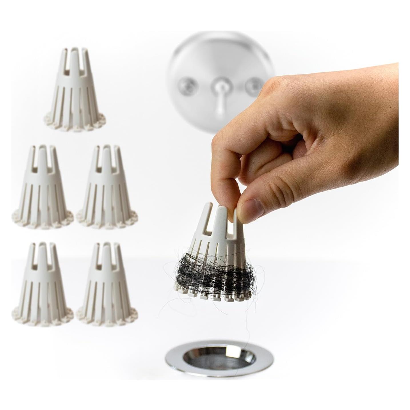 Captador de Cabello TubClaw HairClaw 5 Piezas Ecológico