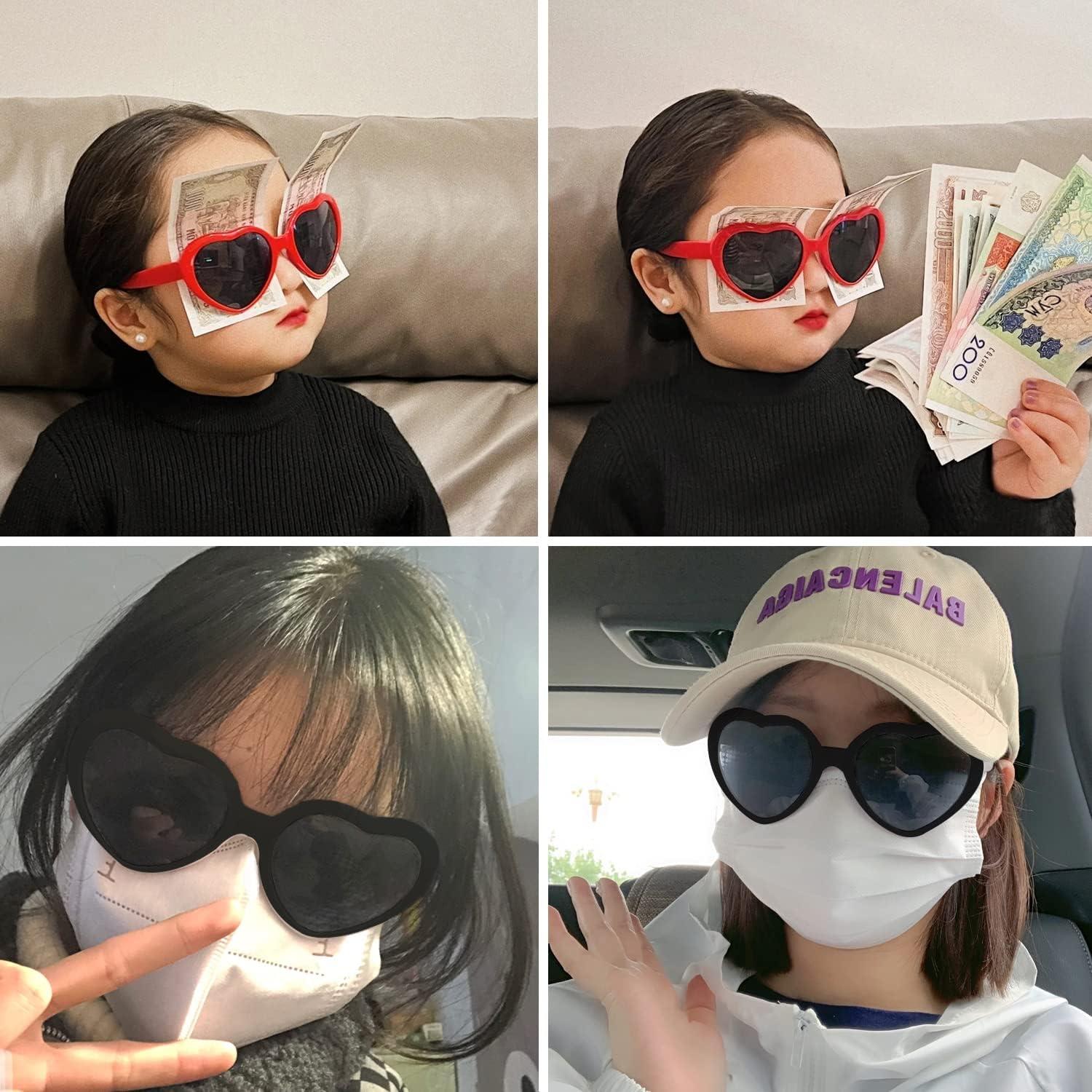 Paquete de 2 Gafas de Sol Corazón Auhanth - Efecto Difracción