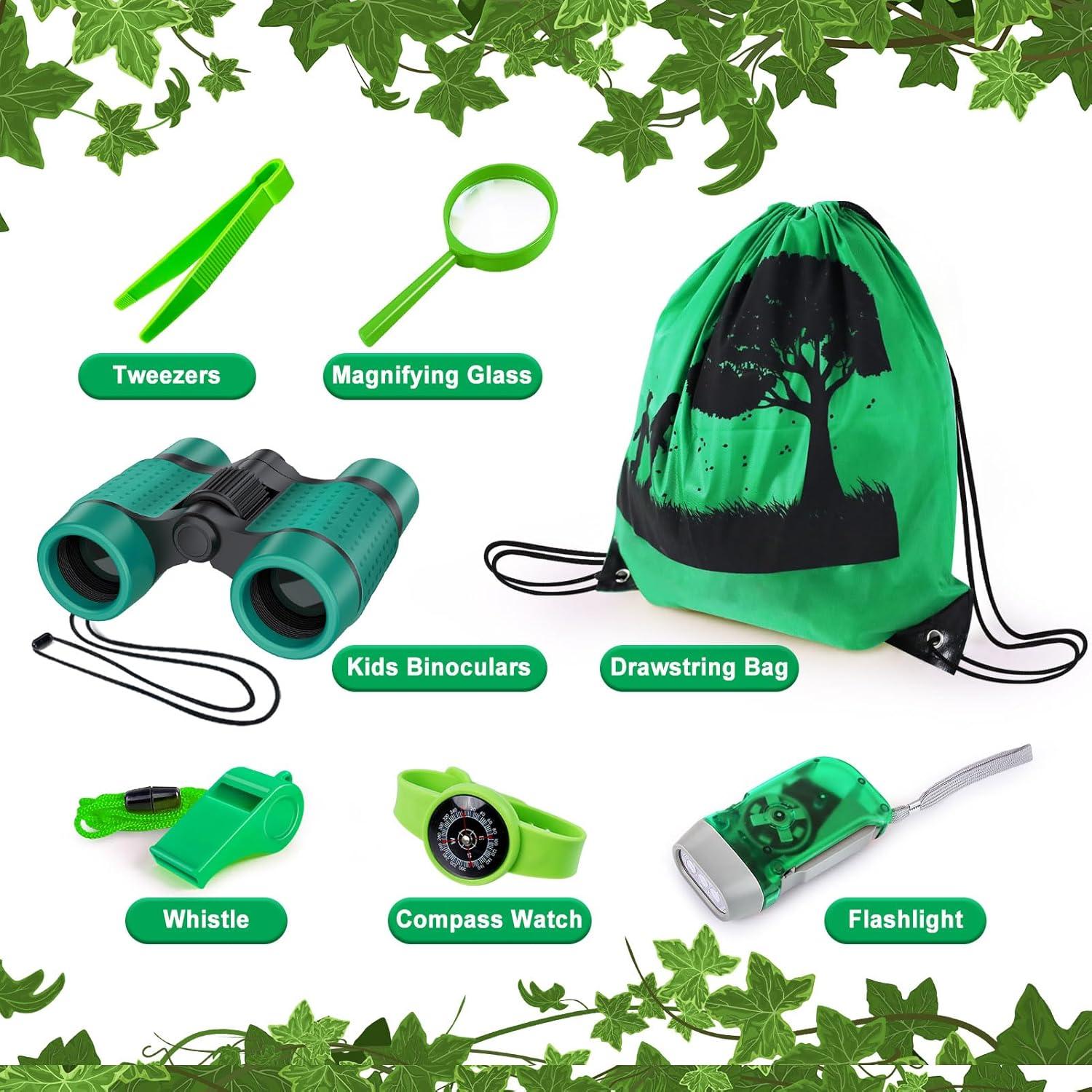 Kit de Exploración al Aire Libre YOPINSAND con Binoculares y Mochila