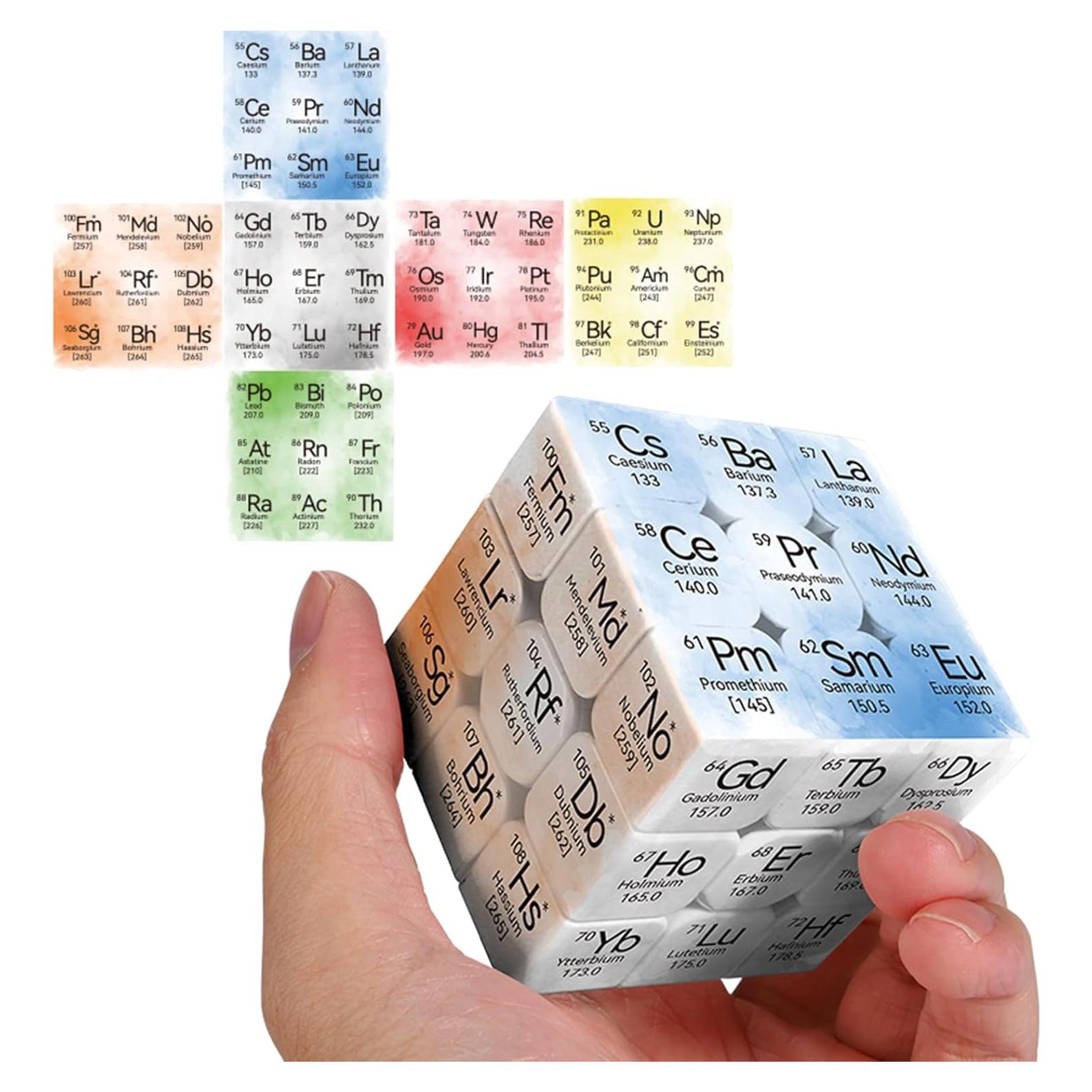 Cubo de Velocidad 3x3 XINGLETOYS Tabla Periódica Educativo