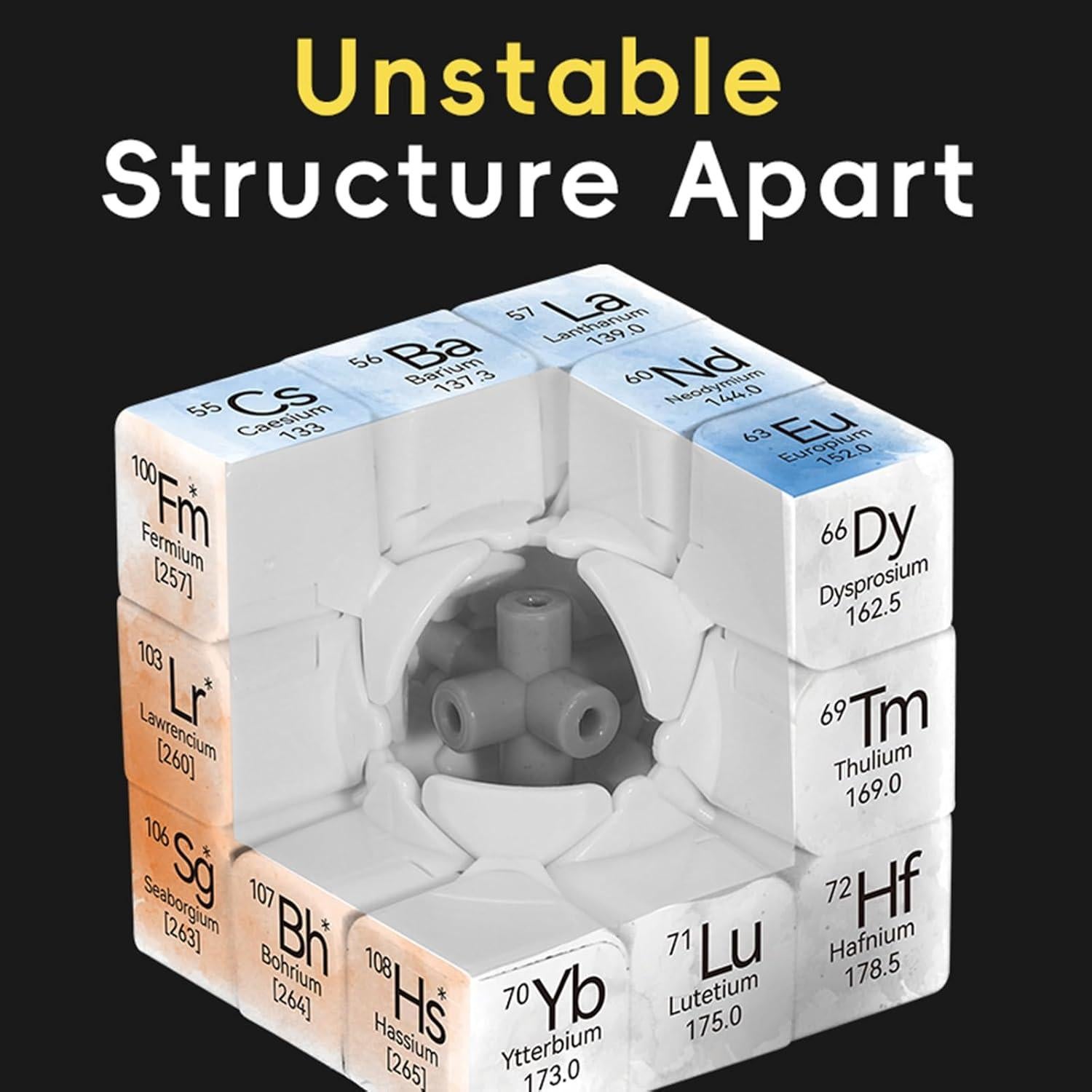 Cubo de Velocidad 3x3 XINGLETOYS Tabla Periódica Educativo