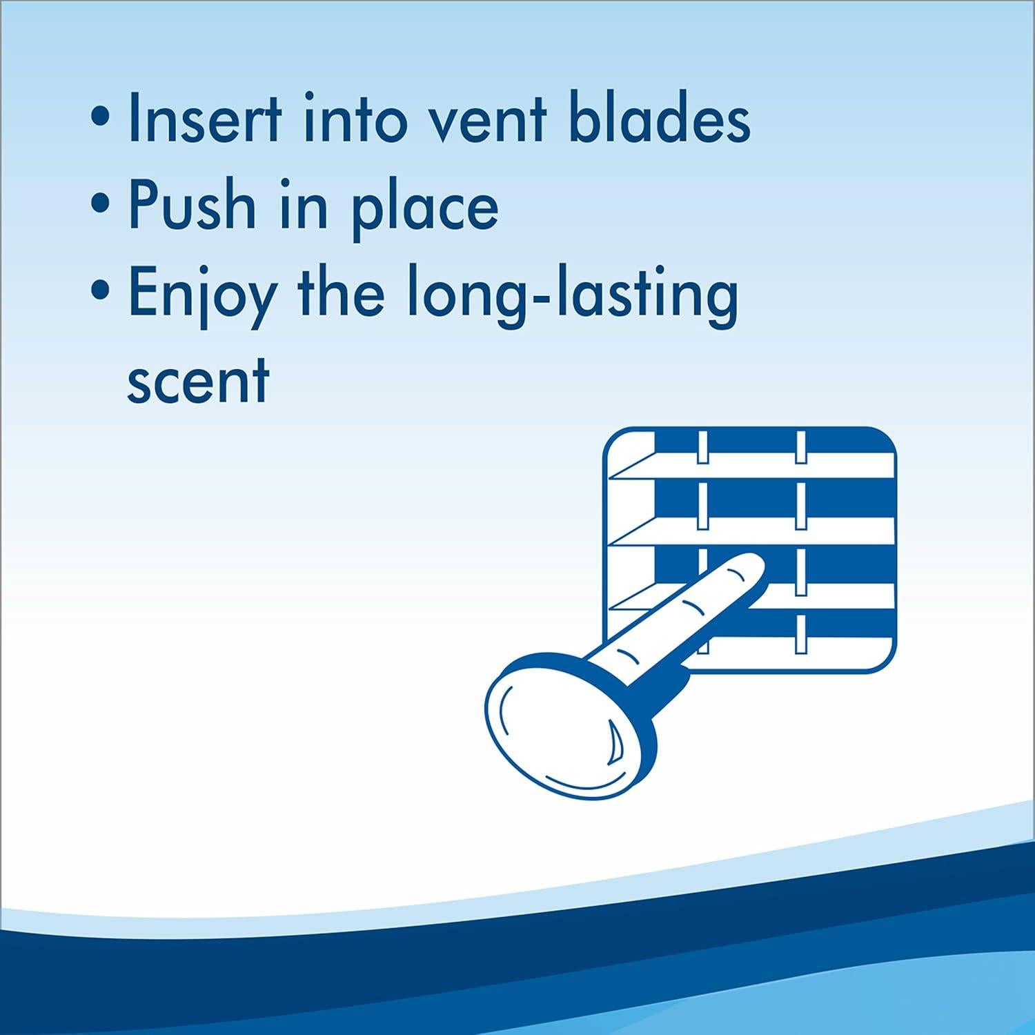 Ambientador para Auto Refresh Your Car, Aroma Lino Fresco, 4 Varillas