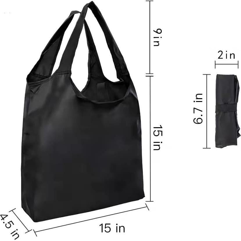 Aricsen 10 Bolsas de Compras Reutilizables Plegables 38.1cm