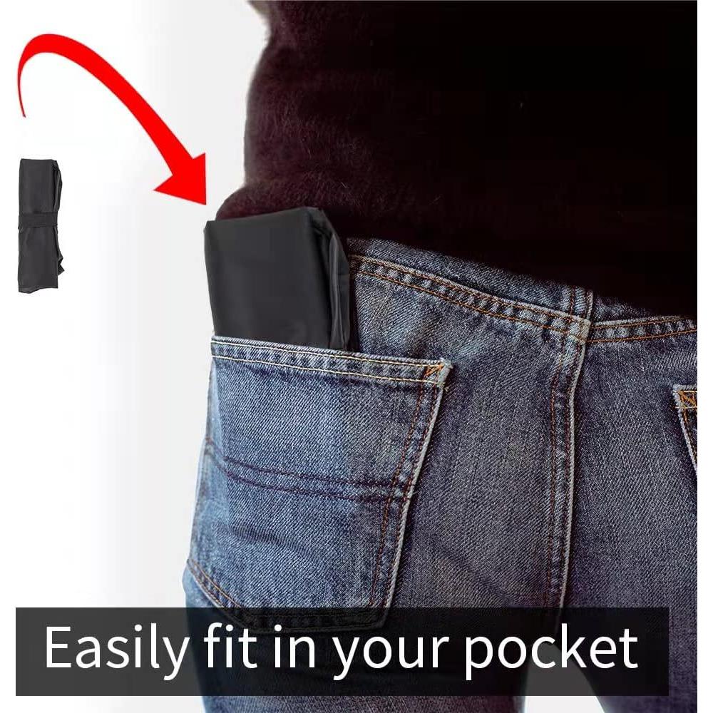 Aricsen 10 Bolsas de Compras Reutilizables Plegables 38.1cm