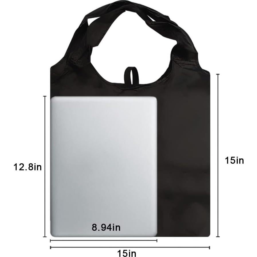 Aricsen 10 Bolsas de Compras Reutilizables Plegables 38.1cm
