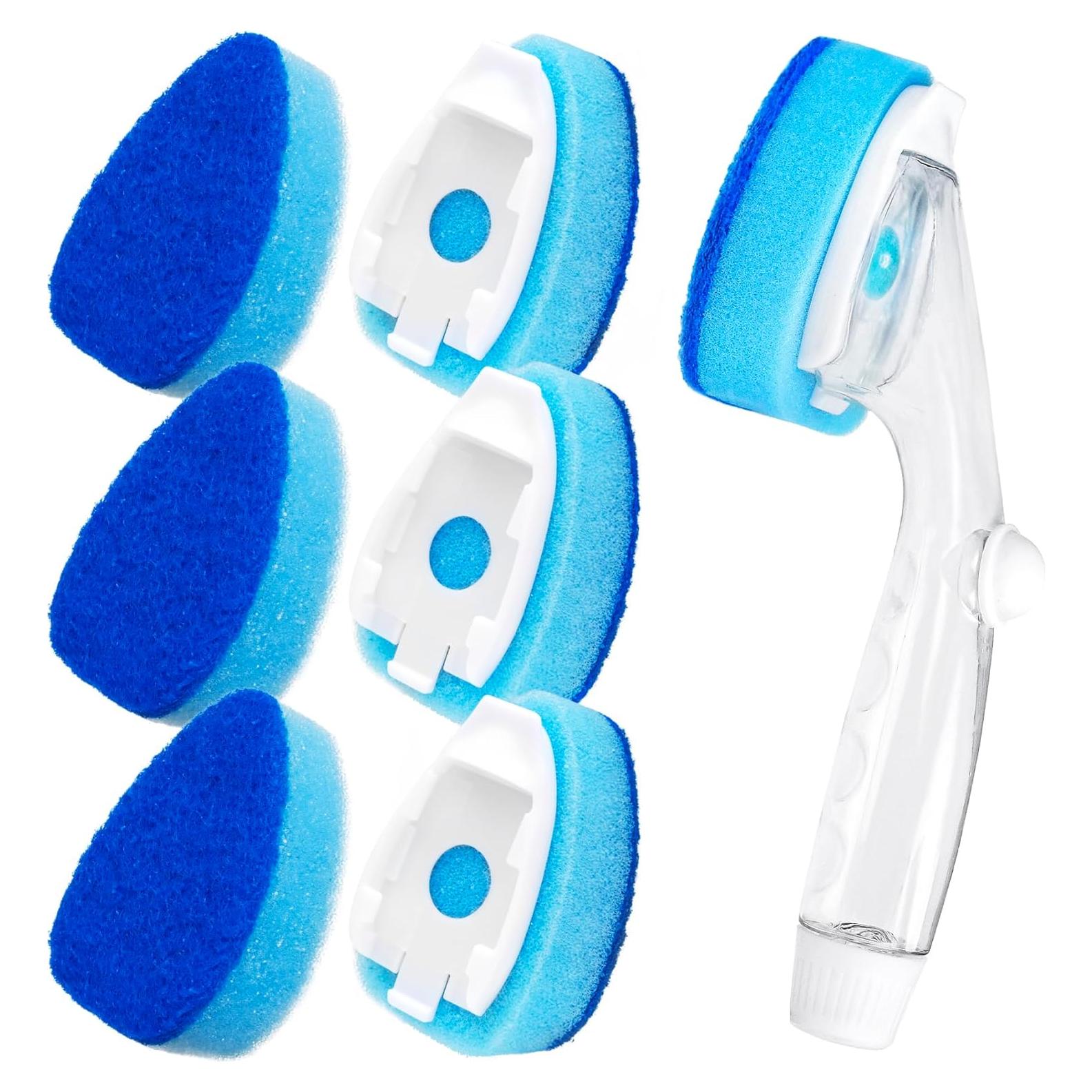 Kit de Limpieza HELIME con 6 Recargas y Mango Azul