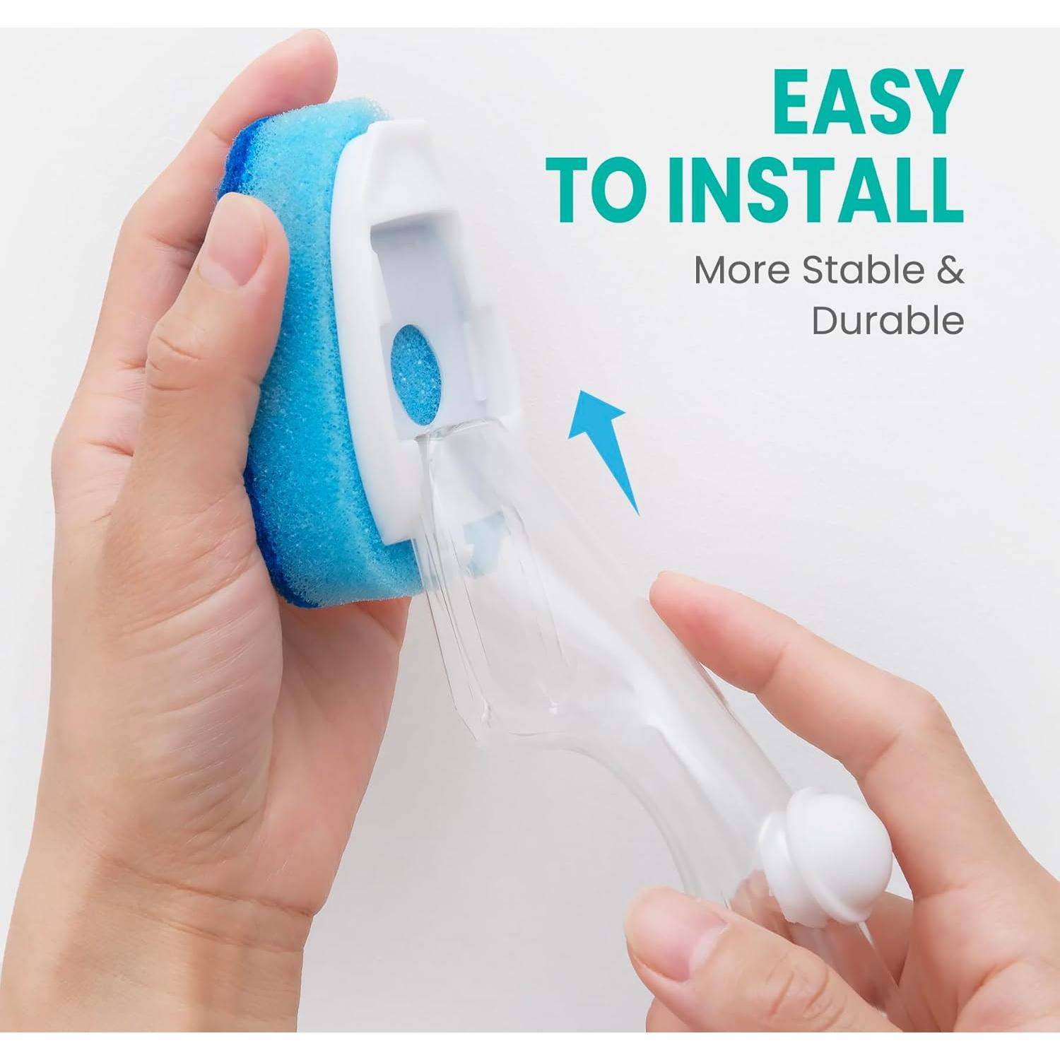 Kit de Limpieza HELIME con 6 Recargas y Mango Azul