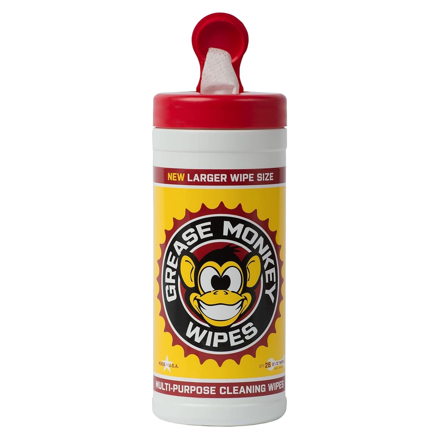 Toallitas de limpieza multiusos Grease Monkey 25 unidades