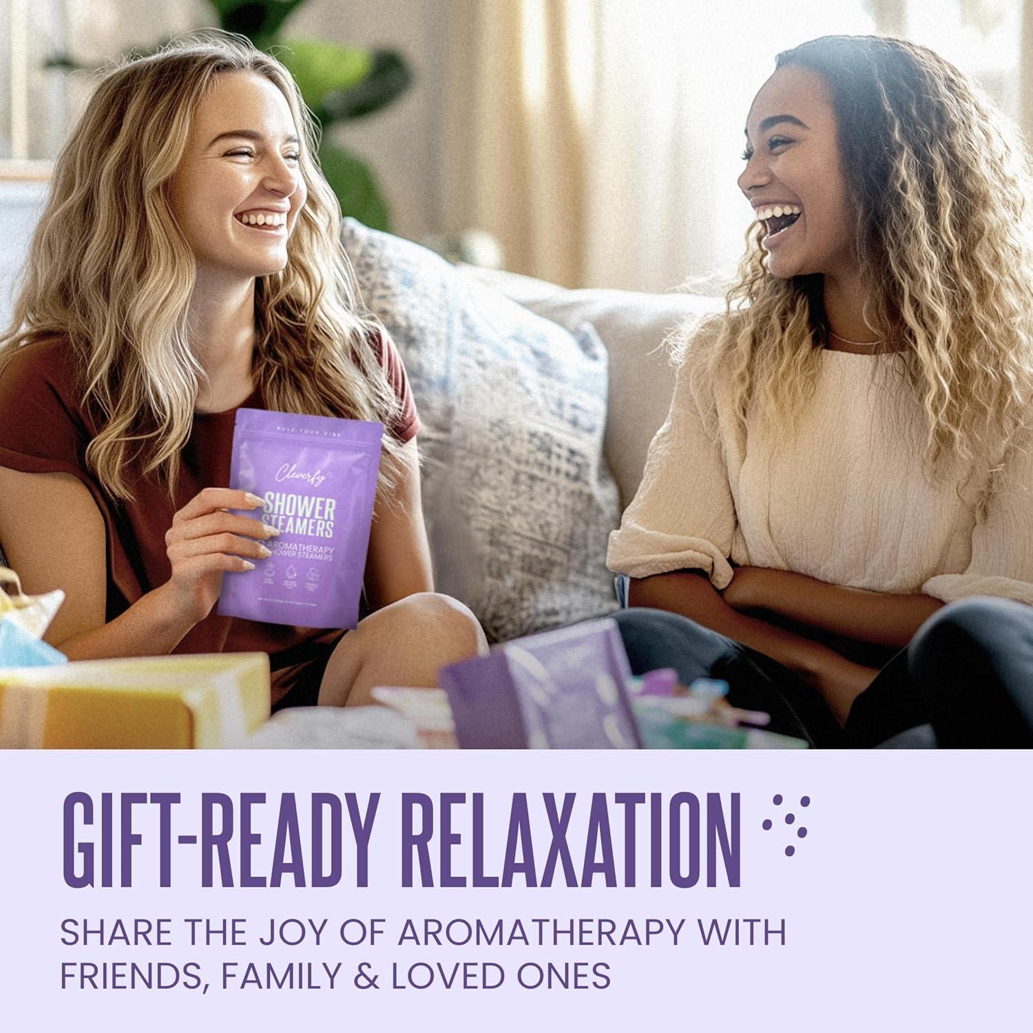 Bombas de Ducha Aromaterapia Cleverfy - 6 Tabletas Relajantes