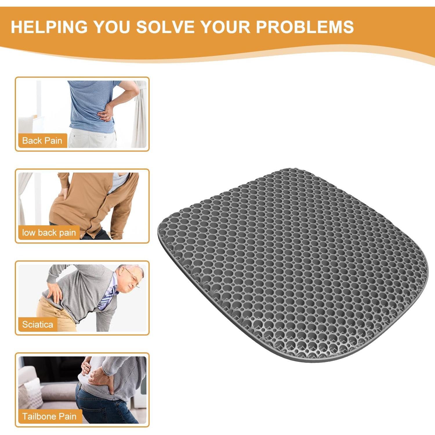 Cojín de Gel Grande EVEME para Silla de Escritorio y Oficina