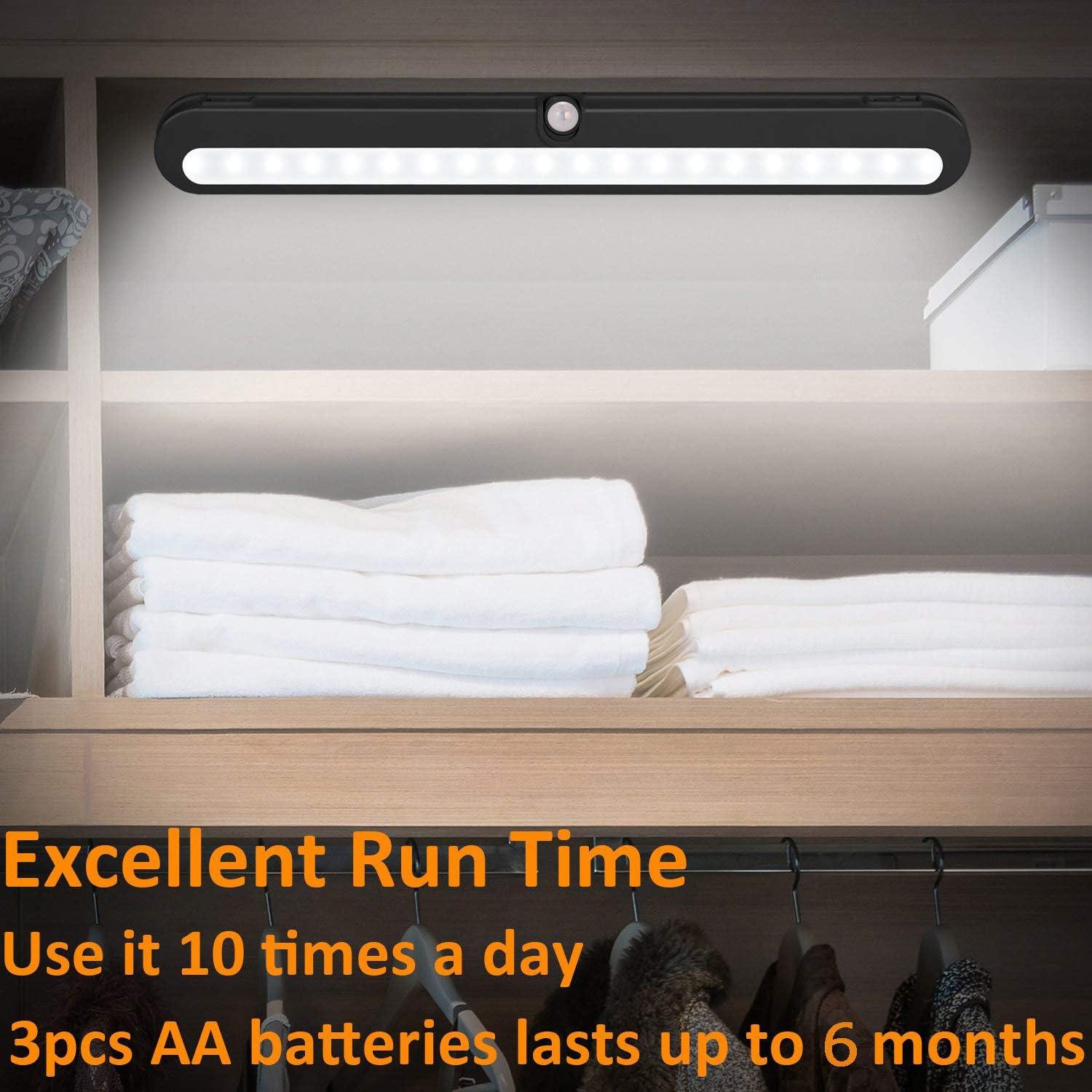 Luz LED Inalámbrica BLS T01LB con Sensor de Movimiento 20 LEDs