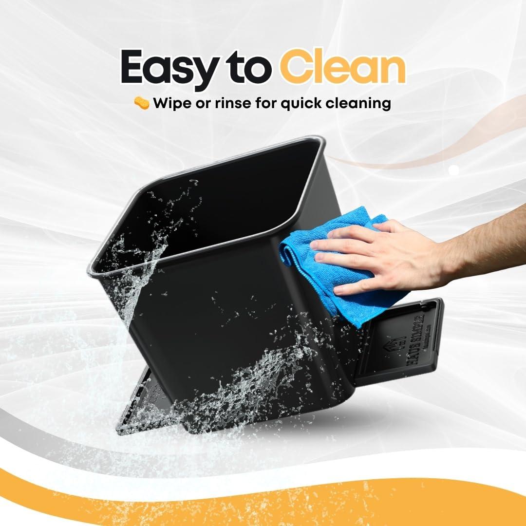 Basurero de Auto Compacto HAUSSIMPLE 2L Negro con Clips