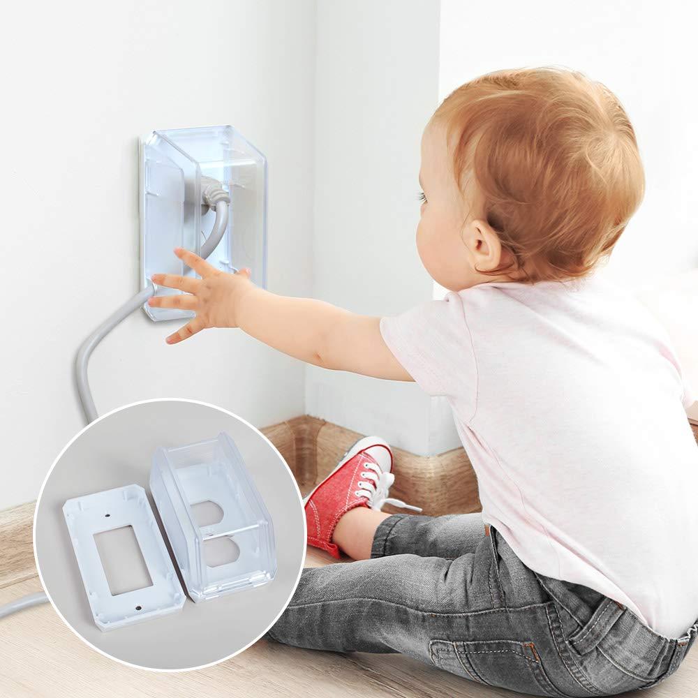 Caja Cubierta de Enchufe Eléctrico EUDEMON a Prueba de Niños