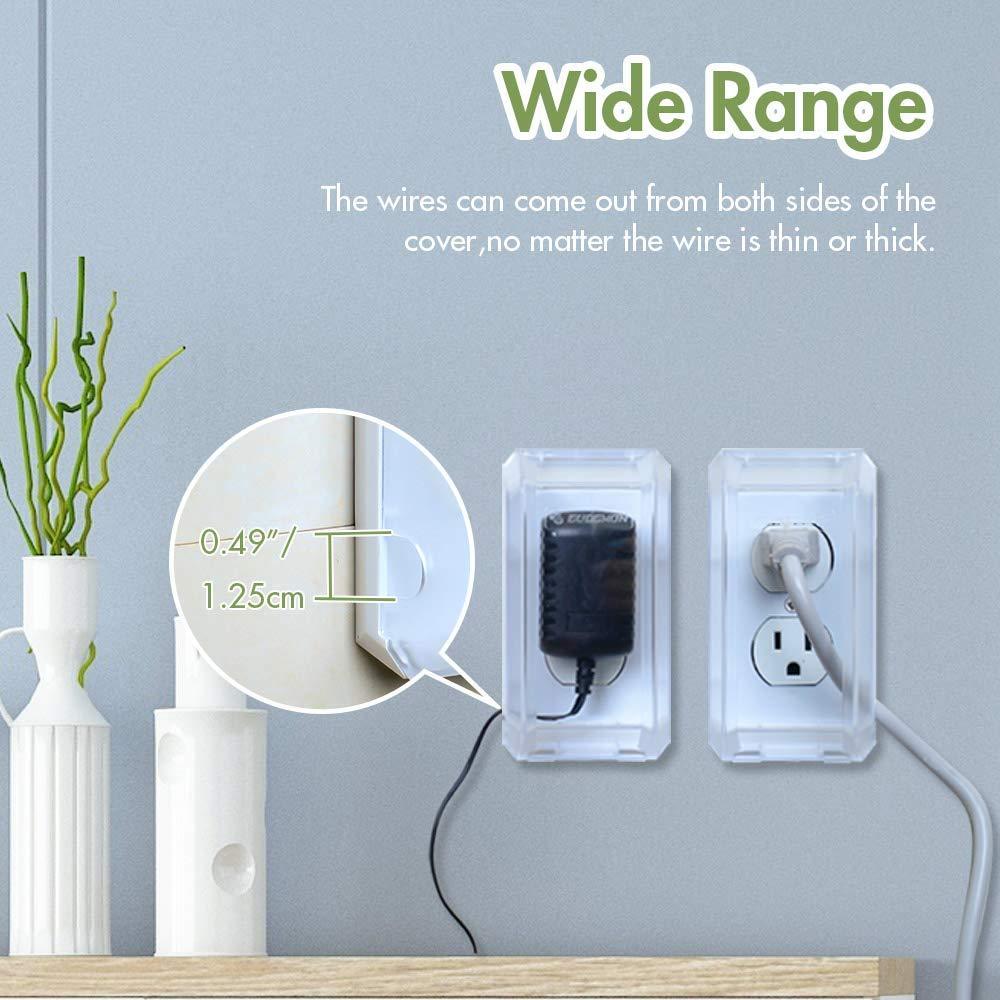 Caja Cubierta de Enchufe Eléctrico EUDEMON a Prueba de Niños