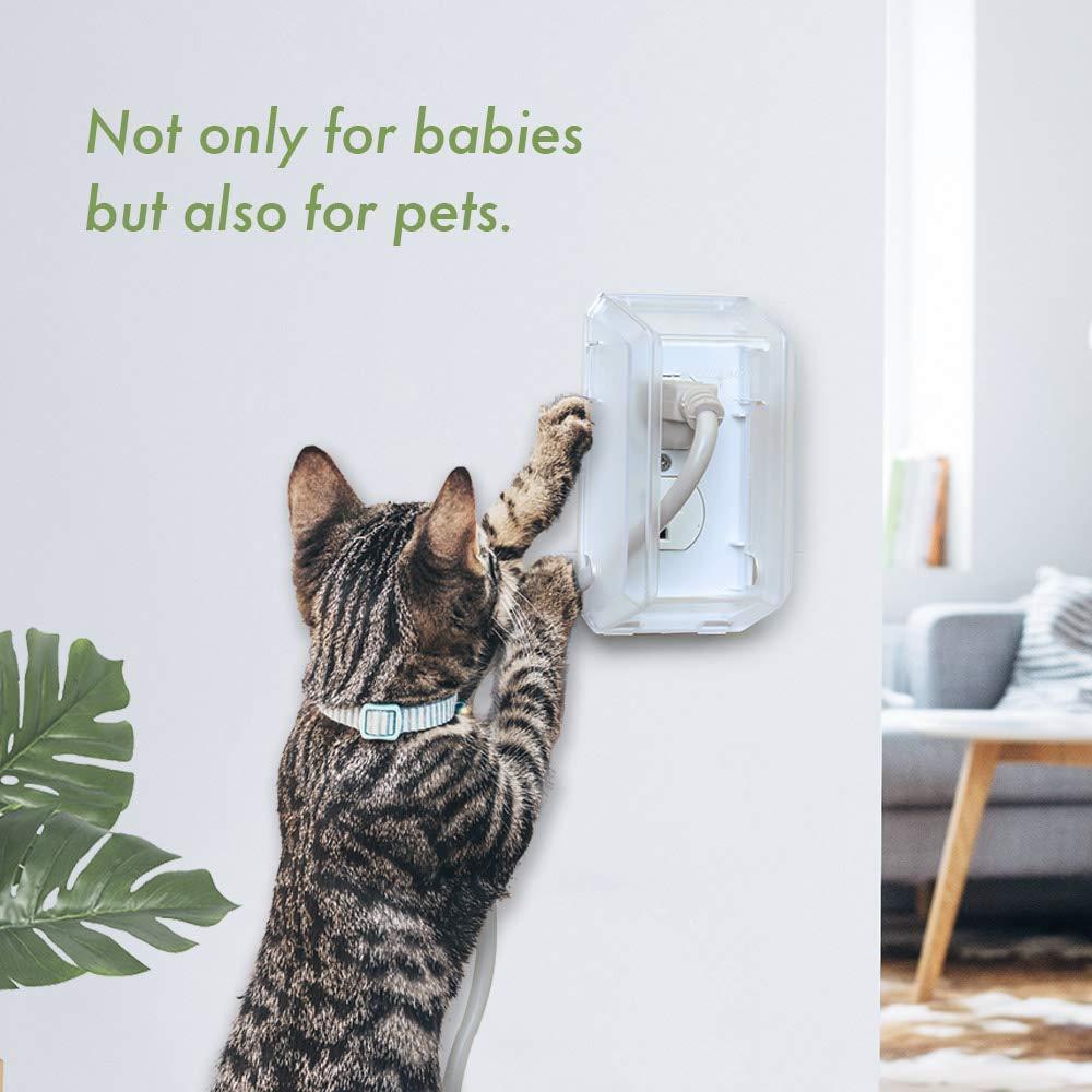 Caja Cubierta de Enchufe Eléctrico EUDEMON a Prueba de Niños