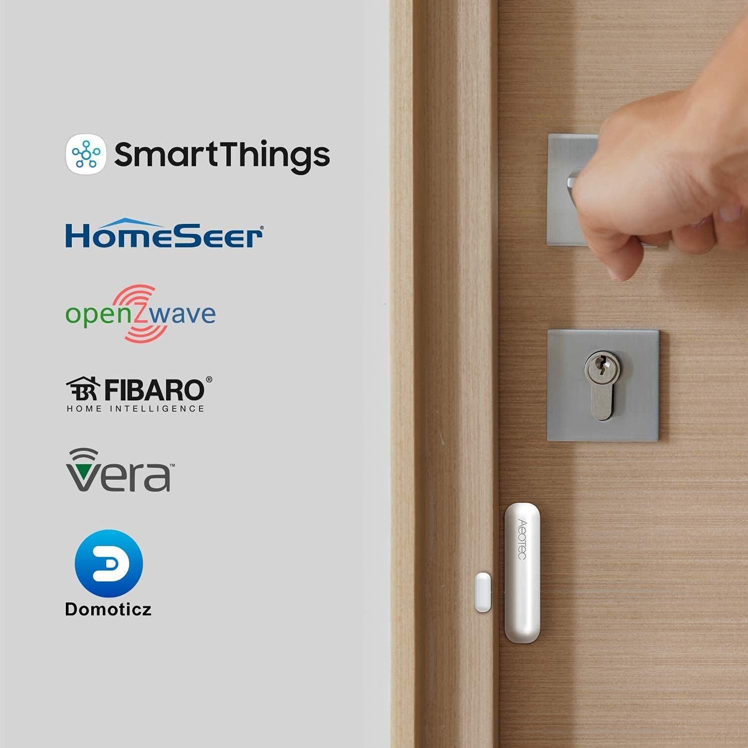 Sensor de Puerta/Ventana Aeotec Z-Wave Plus 7 Pro 3-en-1