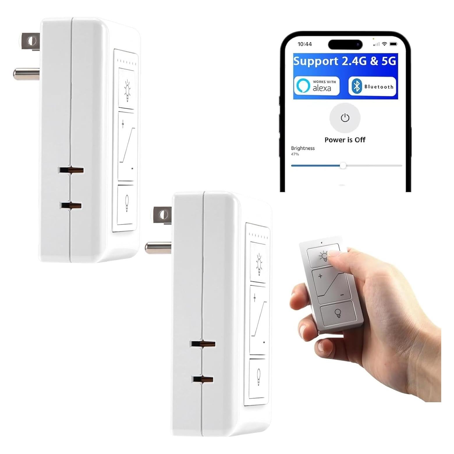 Atenuador de lámpara Smart-Dimmer-Switch con control remoto