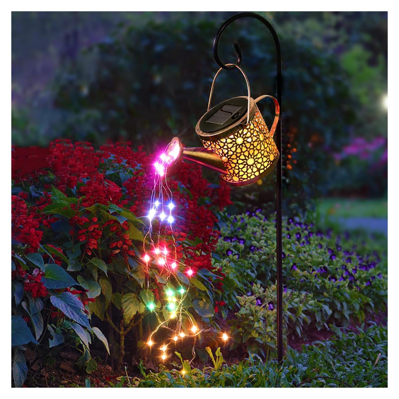 Luces Solares Decorativas Misawce para Jardín Multicolor