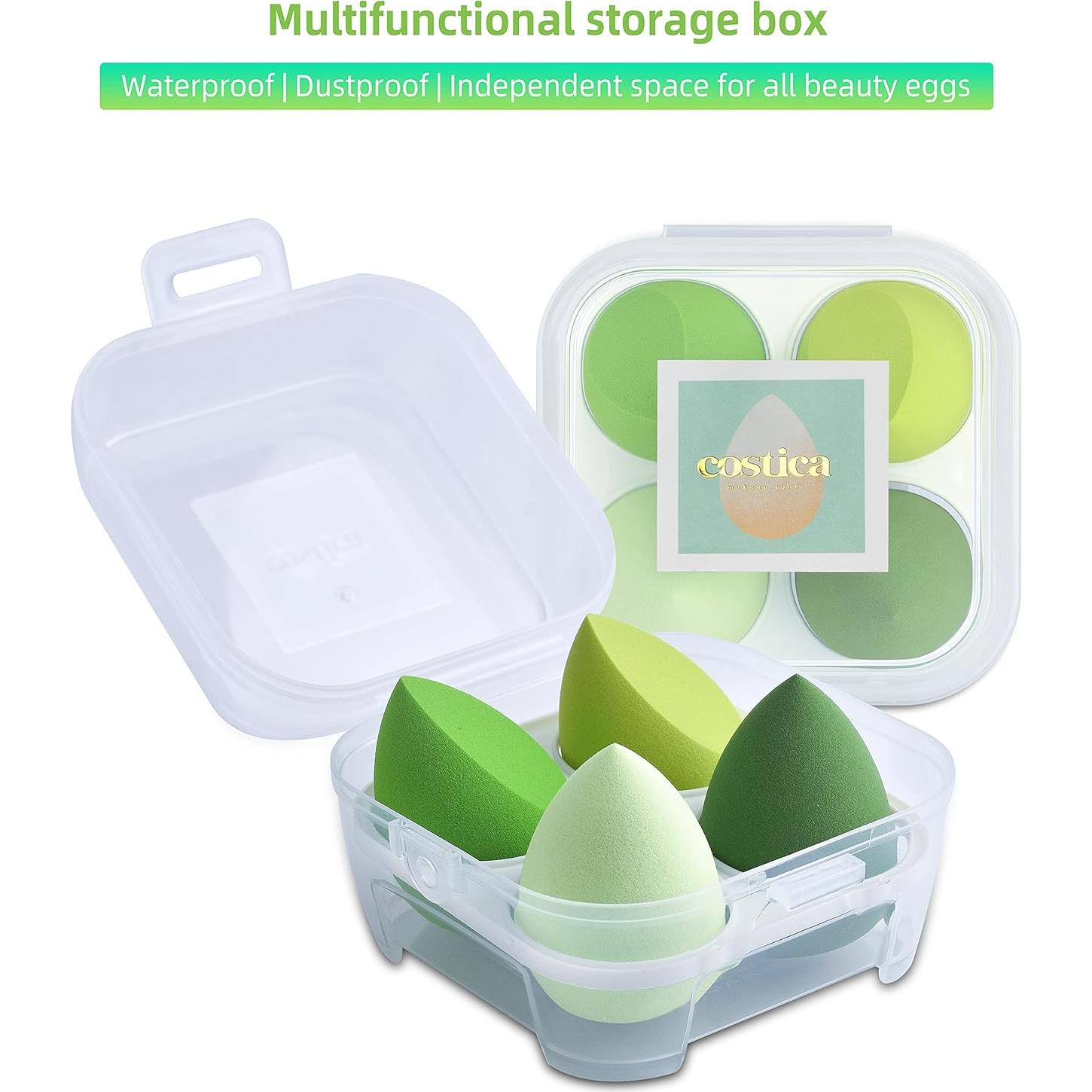 Juego de Esponjas de Maquillaje COSTICA 4 Piezas Multi Color