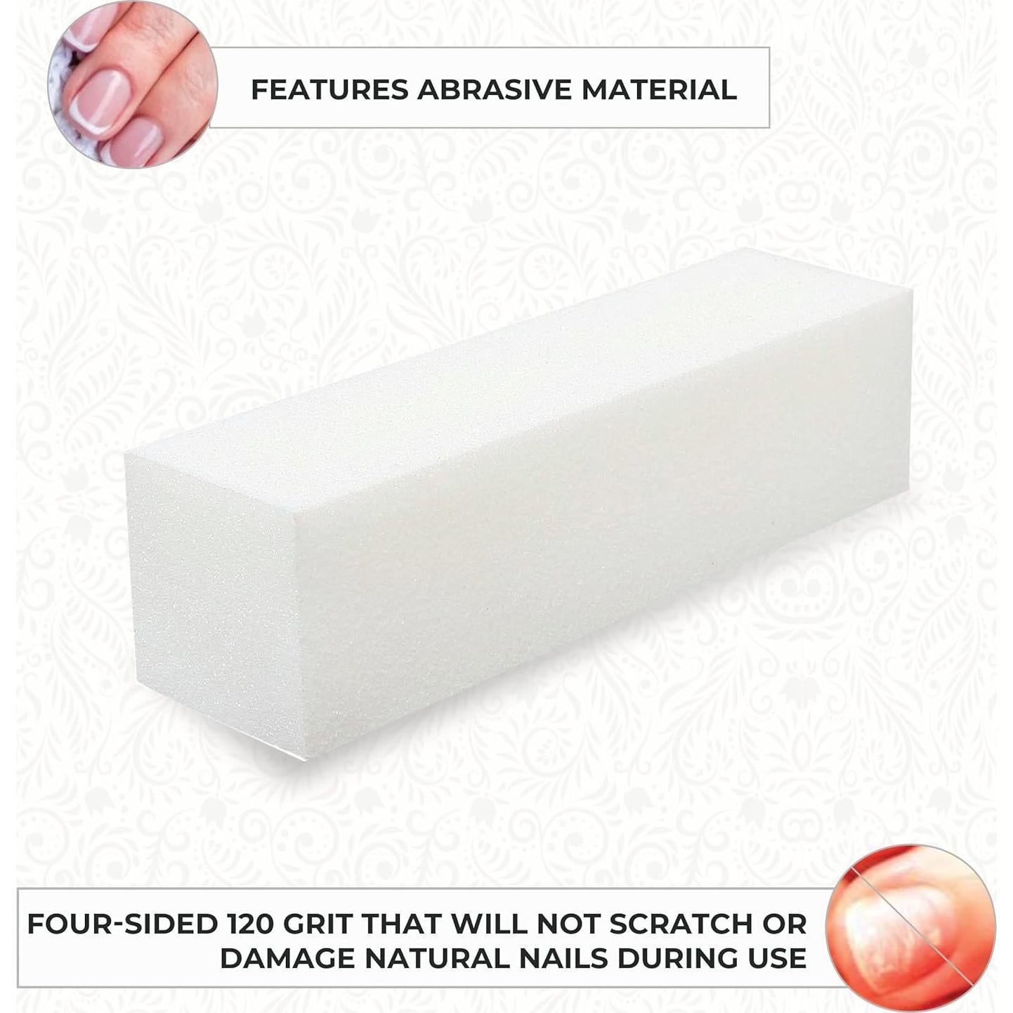 Bloque de Pulido ForPro Super Blanco 120 Granos 20 Unidades