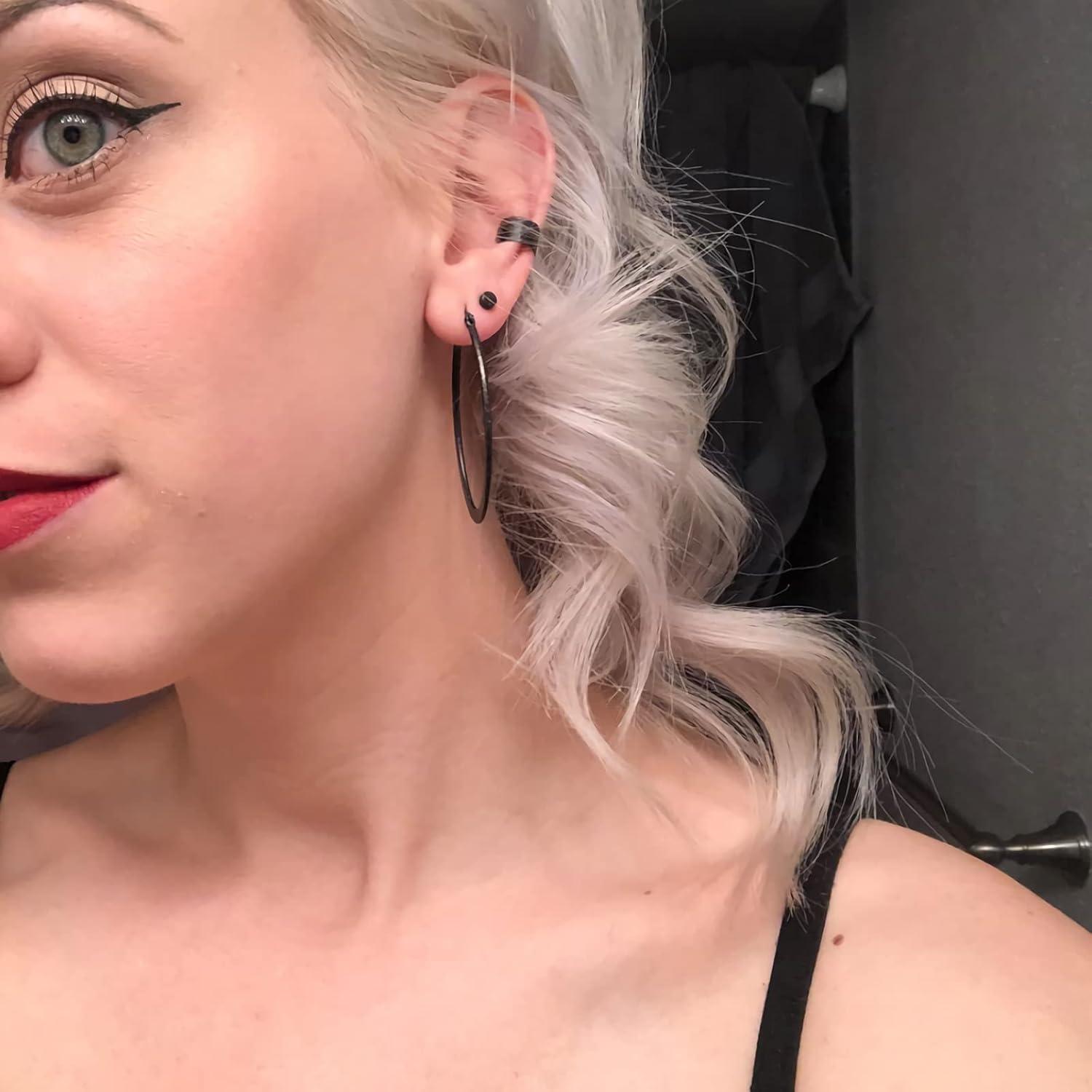 Pendientes Magnéticos Clip On KWUNCCI - 15 Pares Unisex