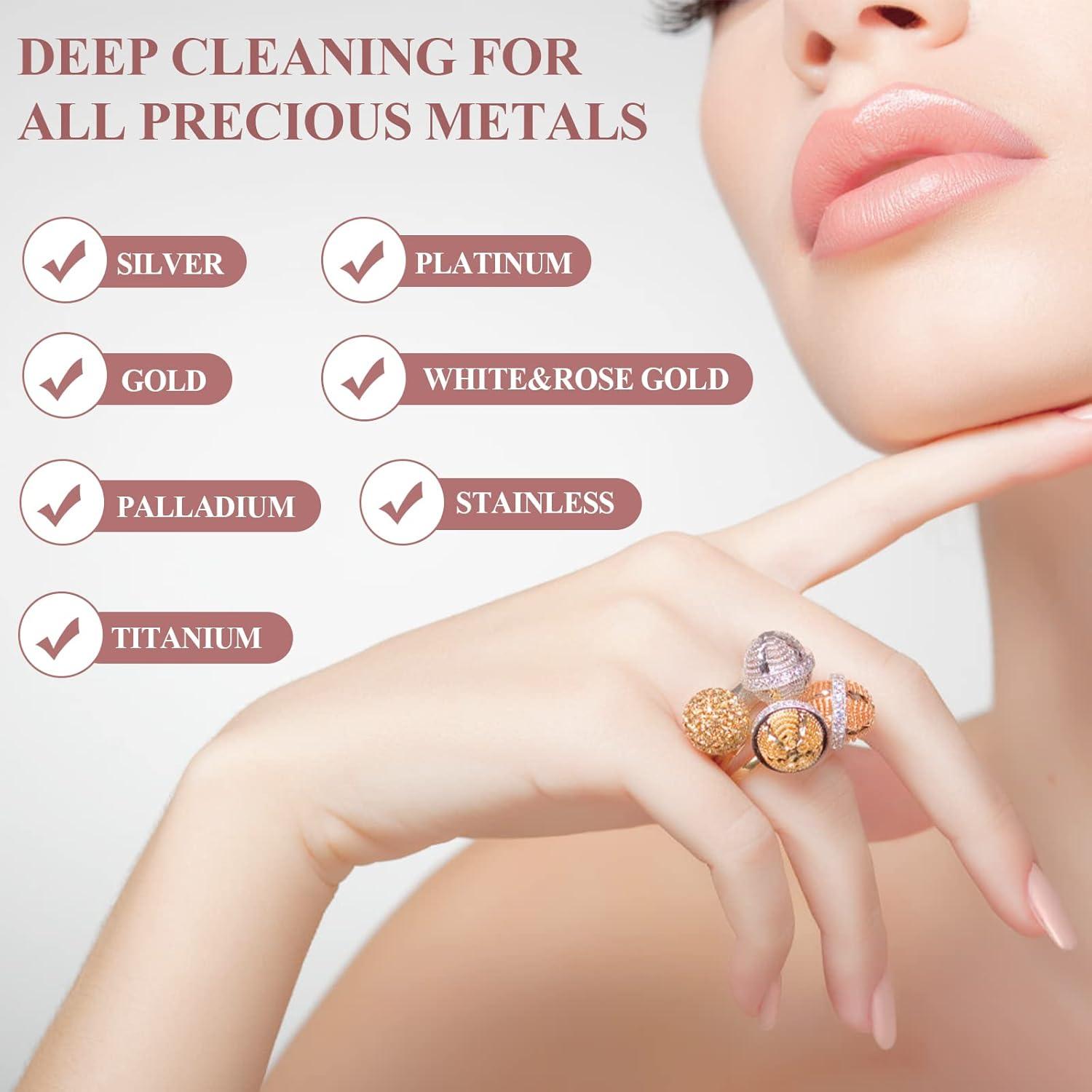 Paño de Limpieza de Joyería PINGMIC - 6 Pcs, Algodón Suave