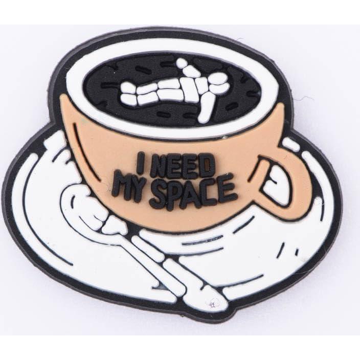 Lote de 13 Encantos de Zapatos Comida Rápida PVC Café