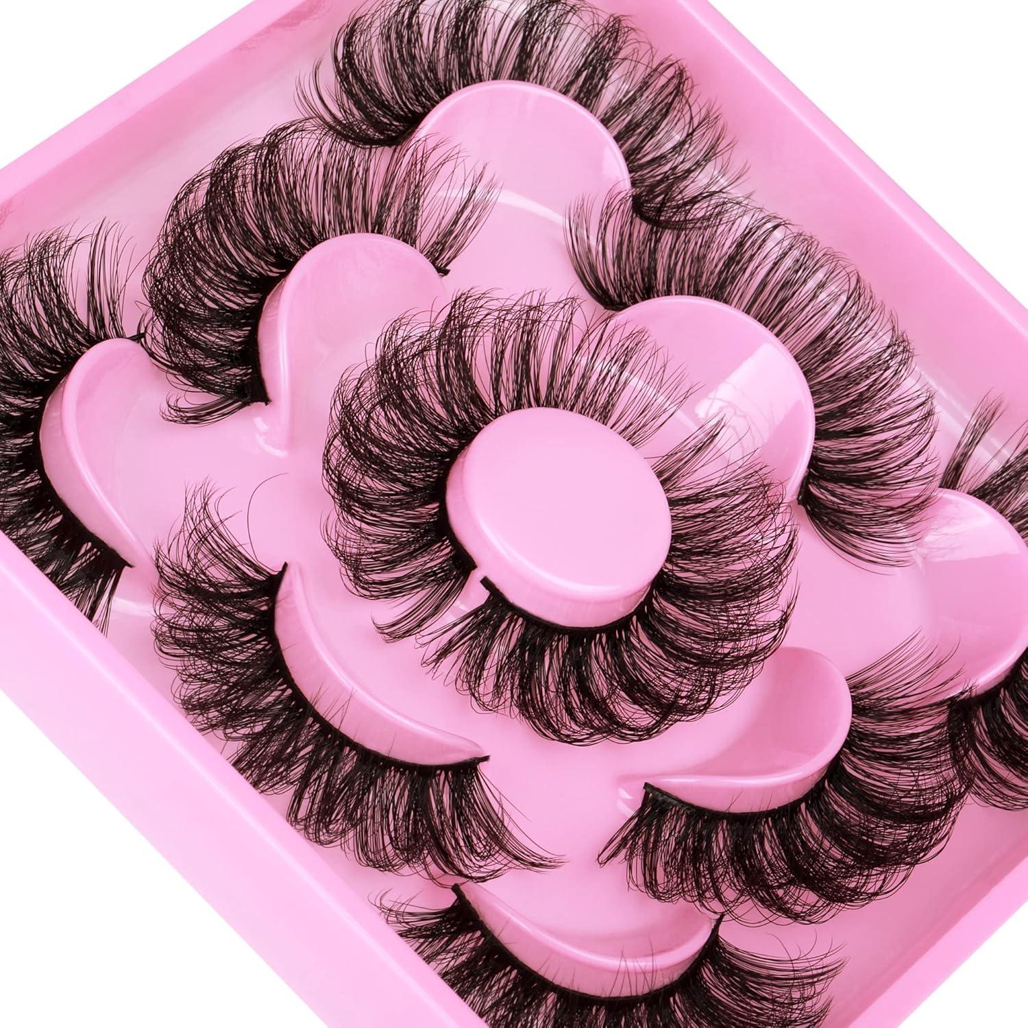 Pestañas Falsas Focipeysa 20mm Fluffy D Curl Sintéticas