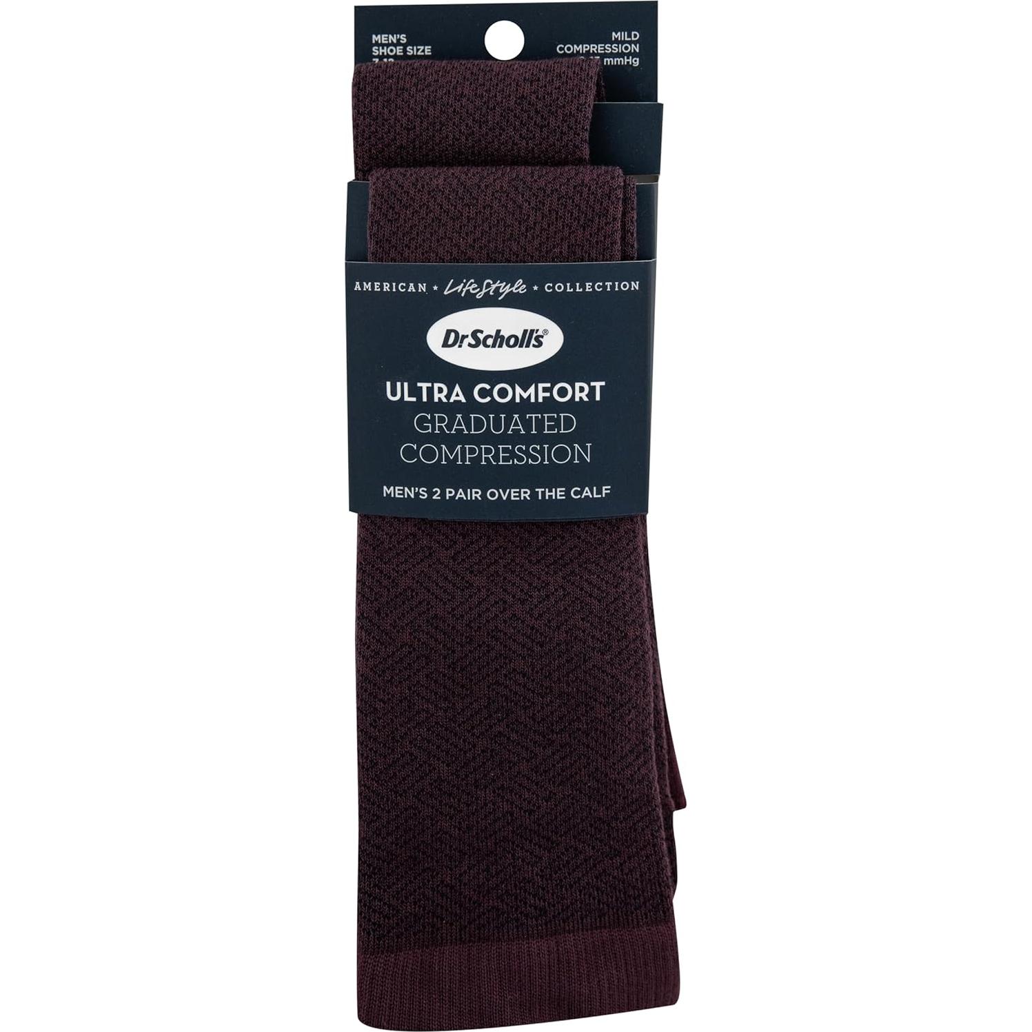 Calcetines de Compresión Graduada Dr. Scholl's Hombre 2 Pares