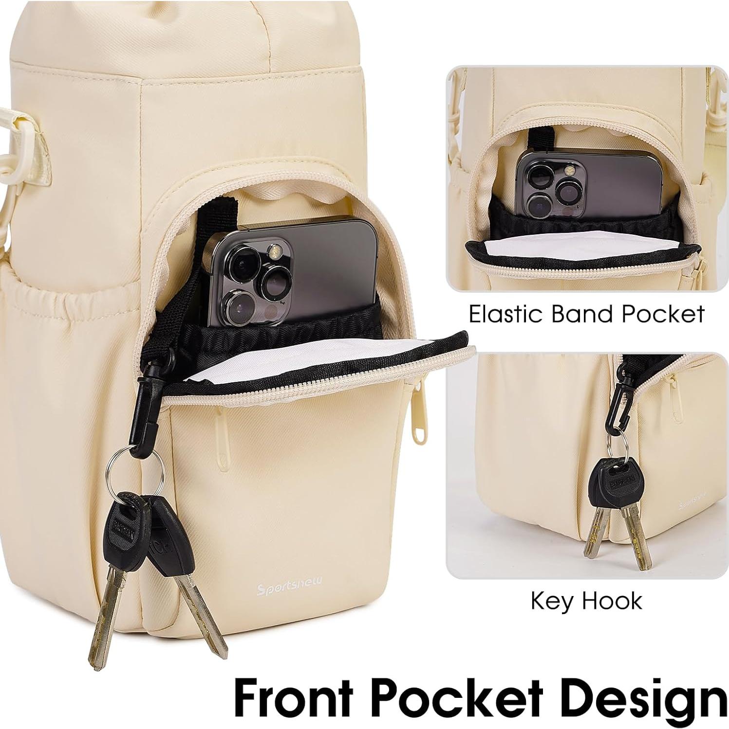 Soporte de Botella de Agua Sportsnew Sn6300bei 946ml Beige