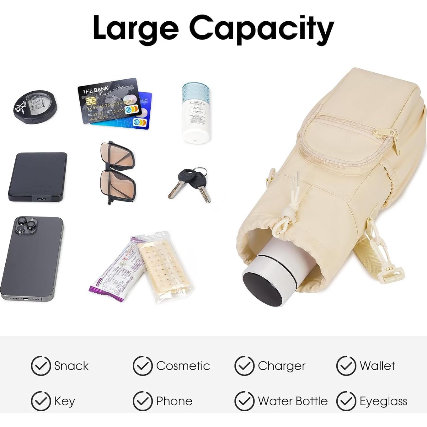 Soporte de Botella de Agua Sportsnew Sn6300bei 946ml Beige