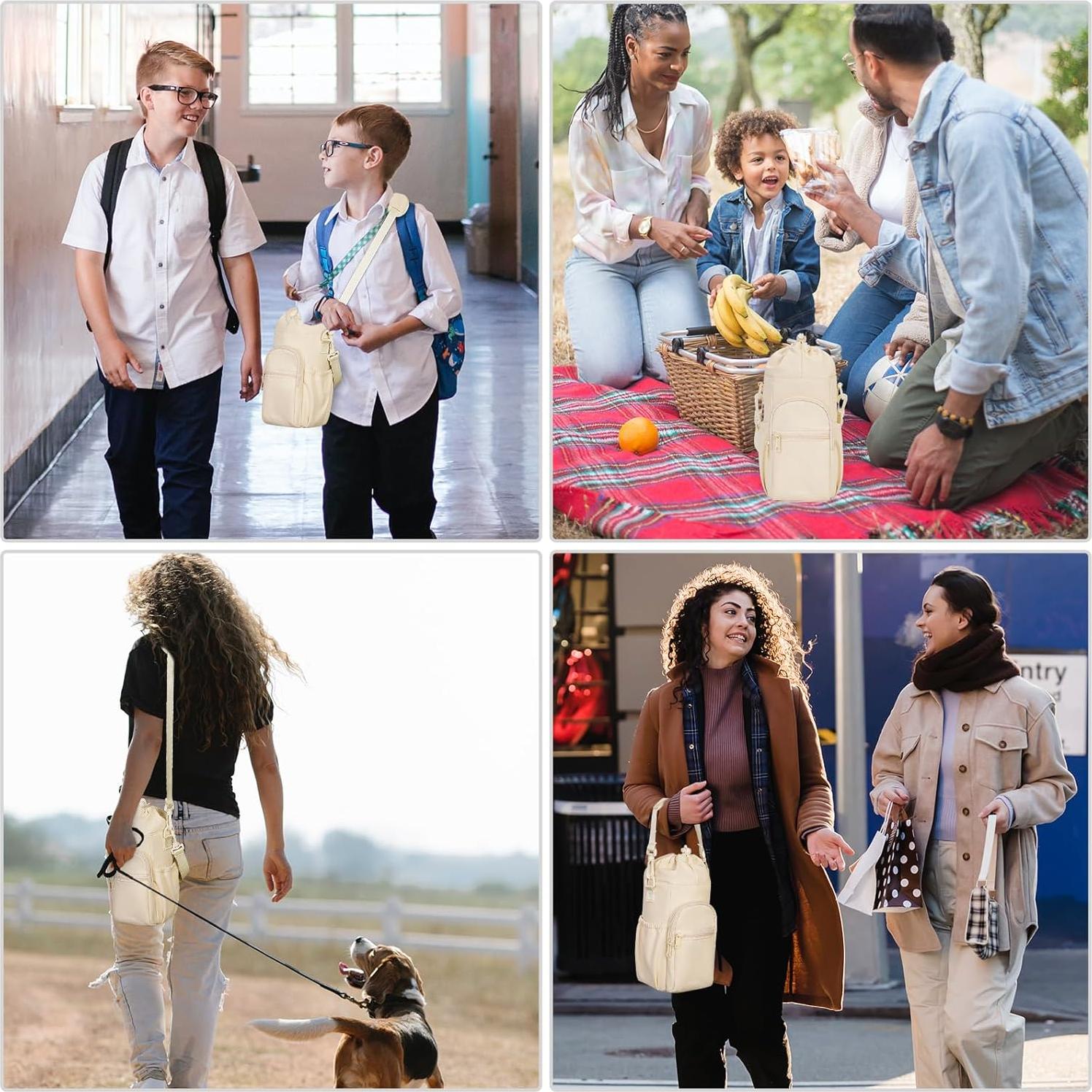 Soporte de Botella de Agua Sportsnew Sn6300bei 946ml Beige