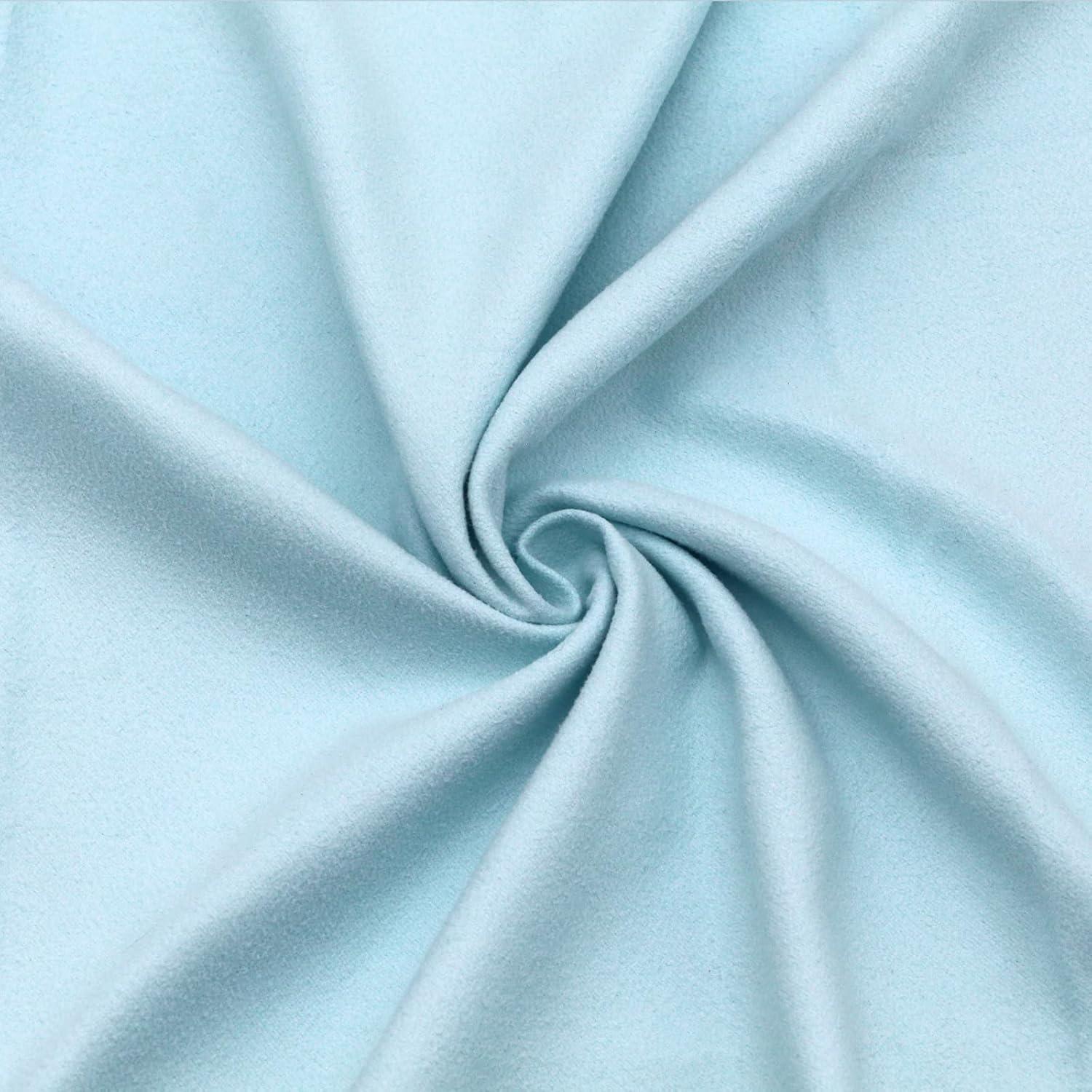 Toalla de Yoga Antideslizante Eunzel Microfibra 185x67cm Azul/Rosa