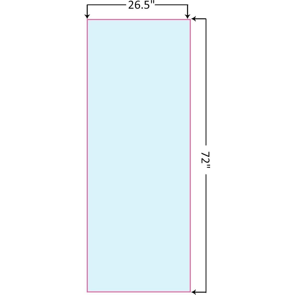 Toalla de Yoga Antideslizante Eunzel Microfibra 185x67cm Azul/Rosa