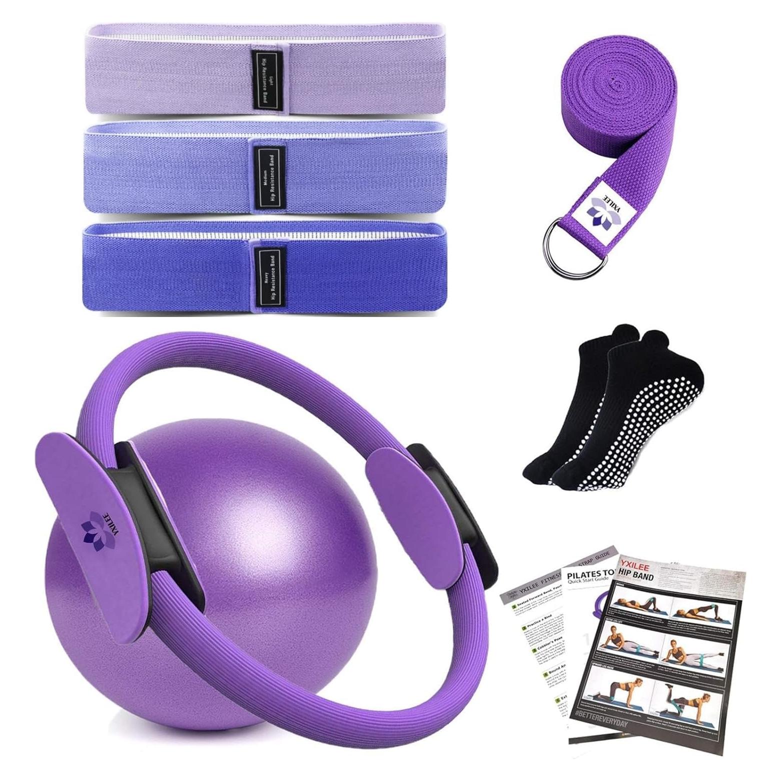 Conjunto de Anillo Pilates YXILEE 7 Piezas - Ejercicio en Casa
