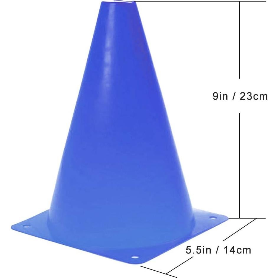 Conos de Tráfico Fragraim 9" (22.86 cm) Juego de 10 Naranja