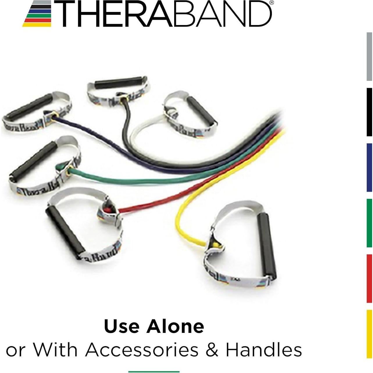 Tubo de Resistencia THERABAND 30.48 cm Negro Pesado Nivel 6