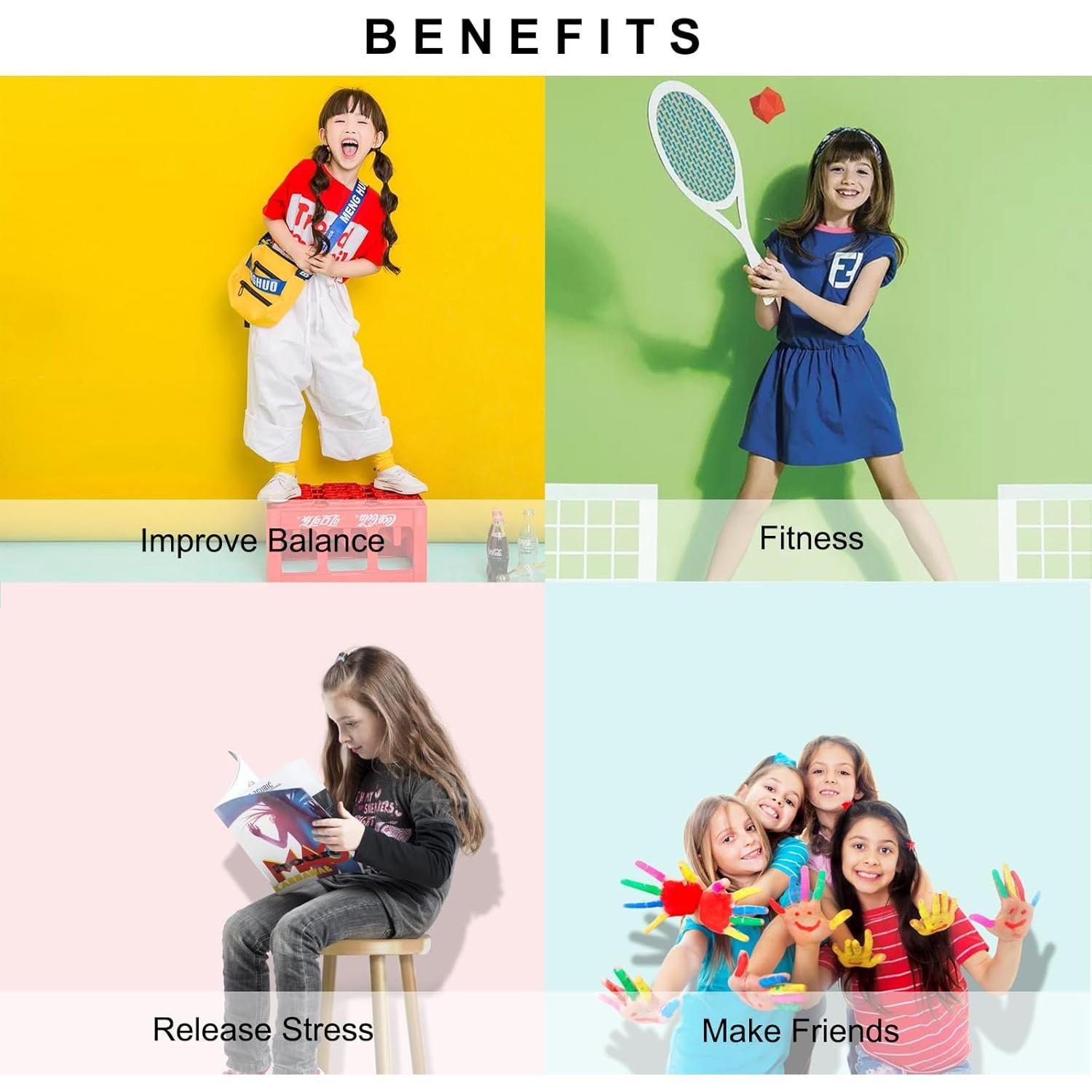 Pogo Ball Willingfun para Niños 6-12 Años, 1.04 kg