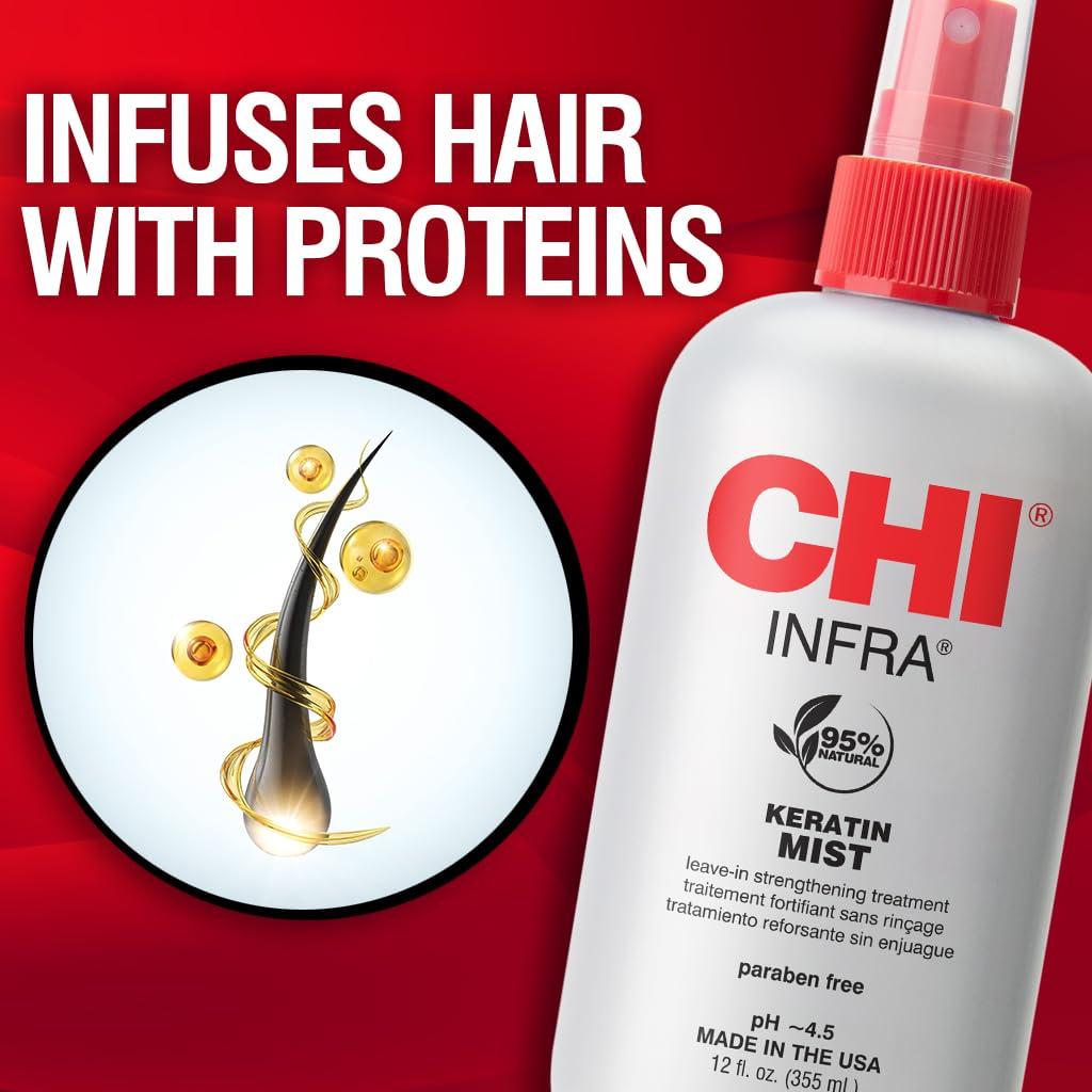 Spray Fortalecedor CHI Keratin Mist 340 g - Protección Calor