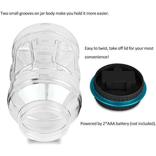 Tarro de Ahorro Digital Winnsty Azul 2.5L con Pantalla LCD